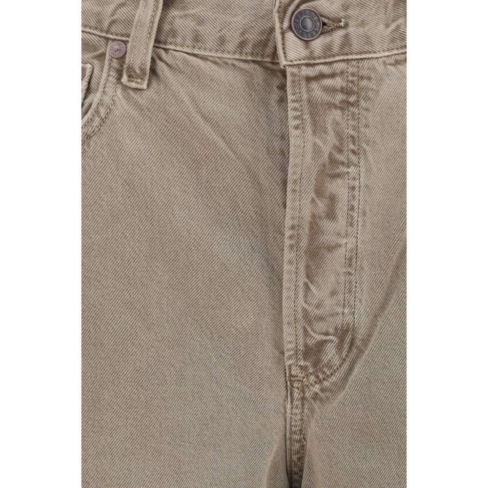 Agolde Brown Cotton Casual Pants
