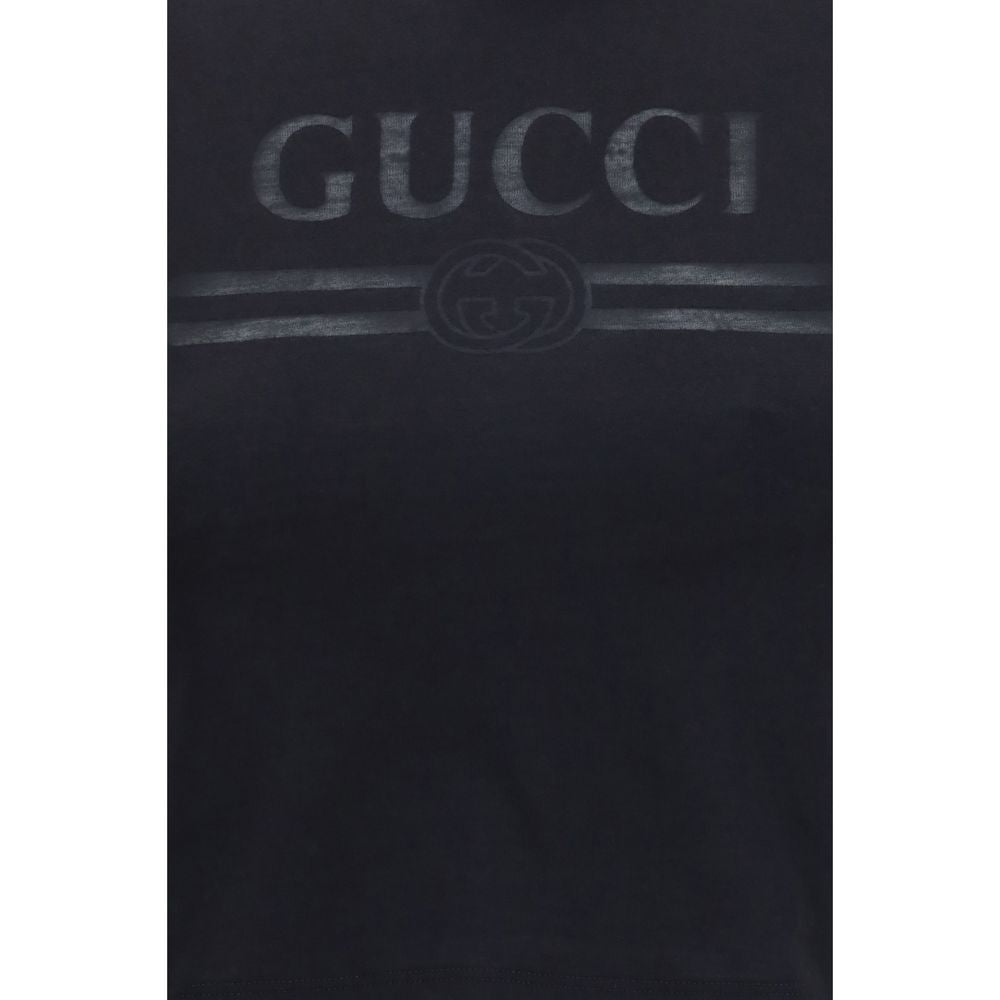 Gucci Black Cotton T-Shirt