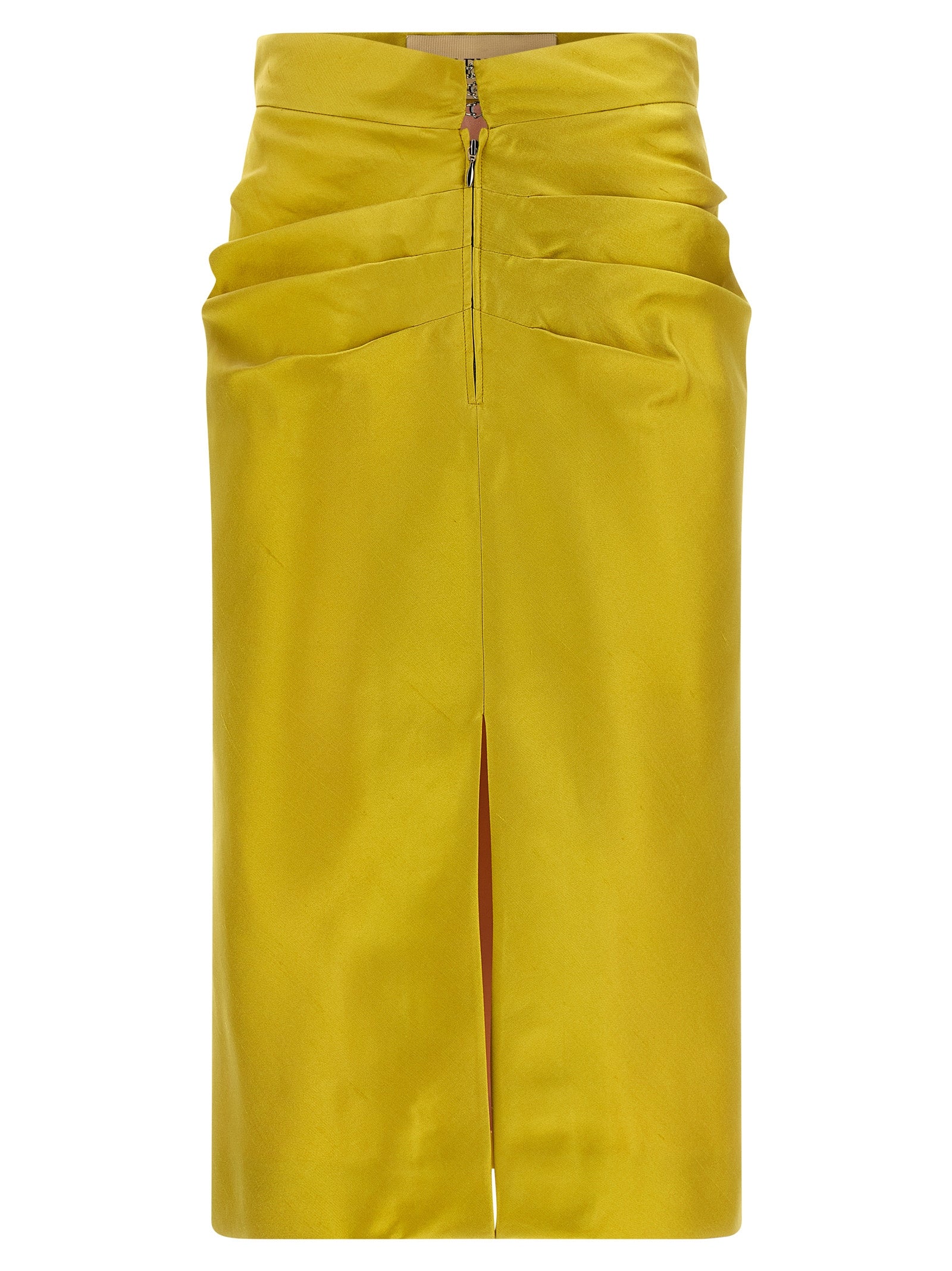 Valentino Garavani Bicolor Silk Midi Skirt
