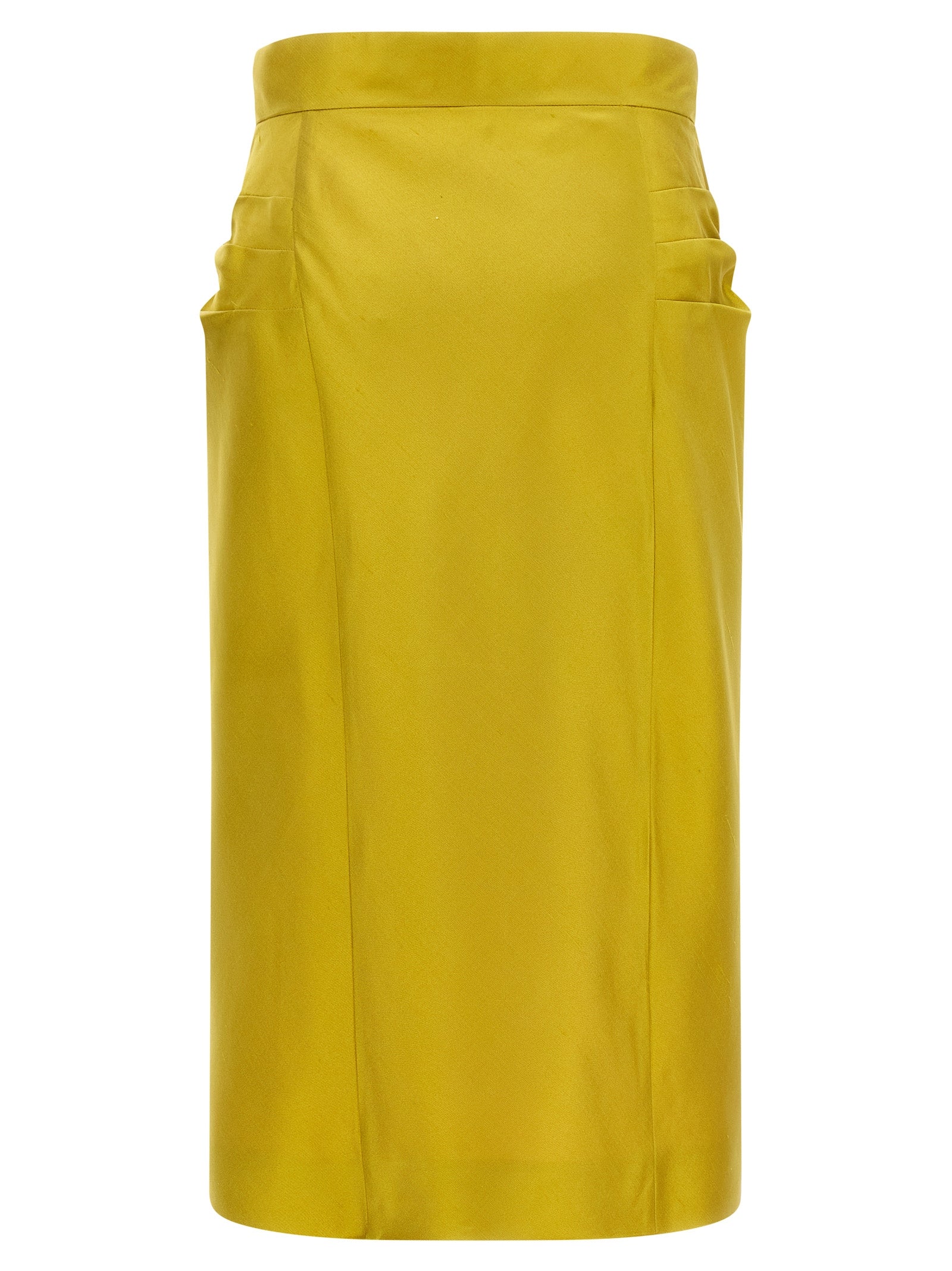 Valentino Garavani Bicolor Silk Midi Skirt
