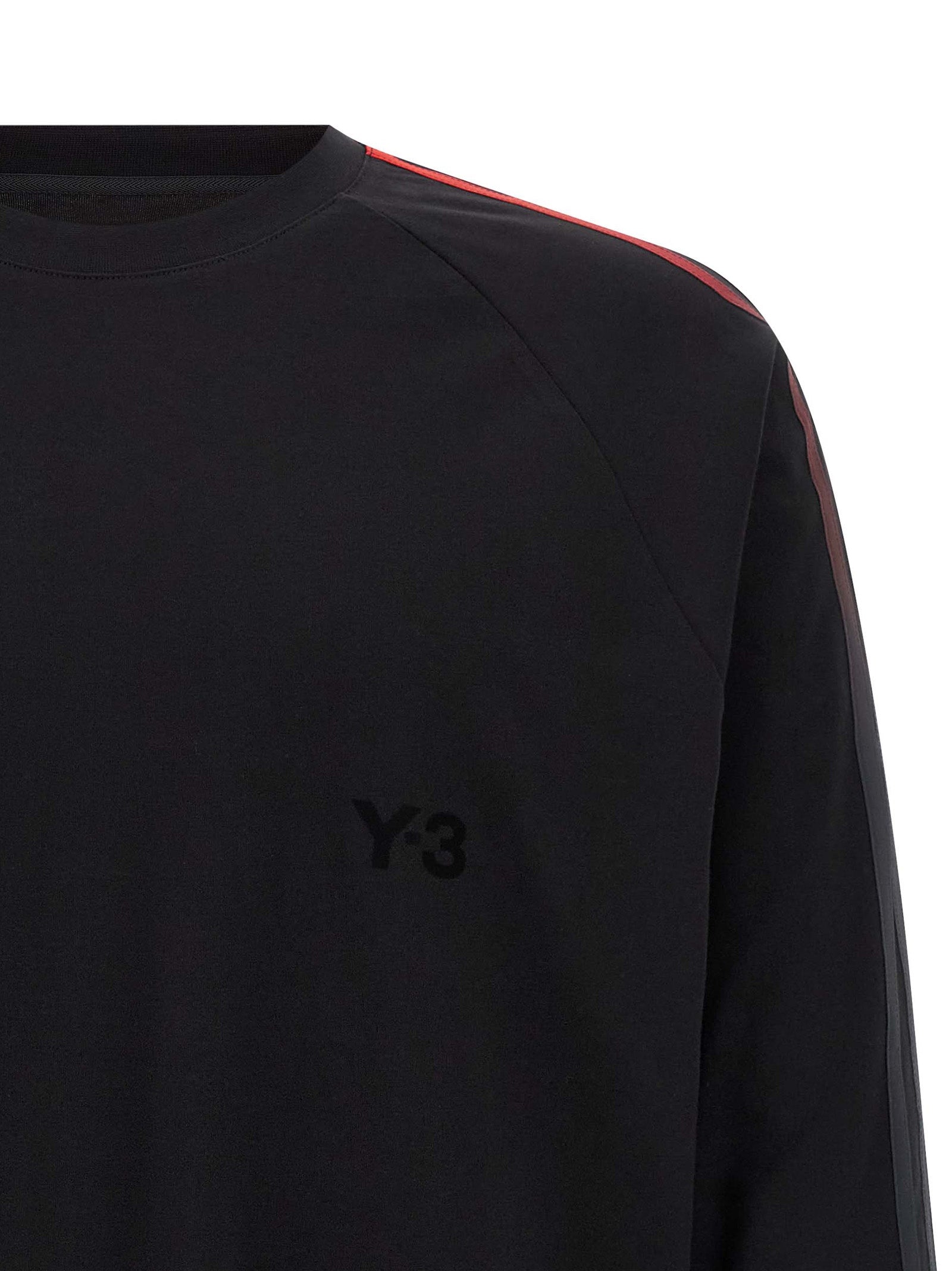 Y-3 Black Cotton T-Shirt