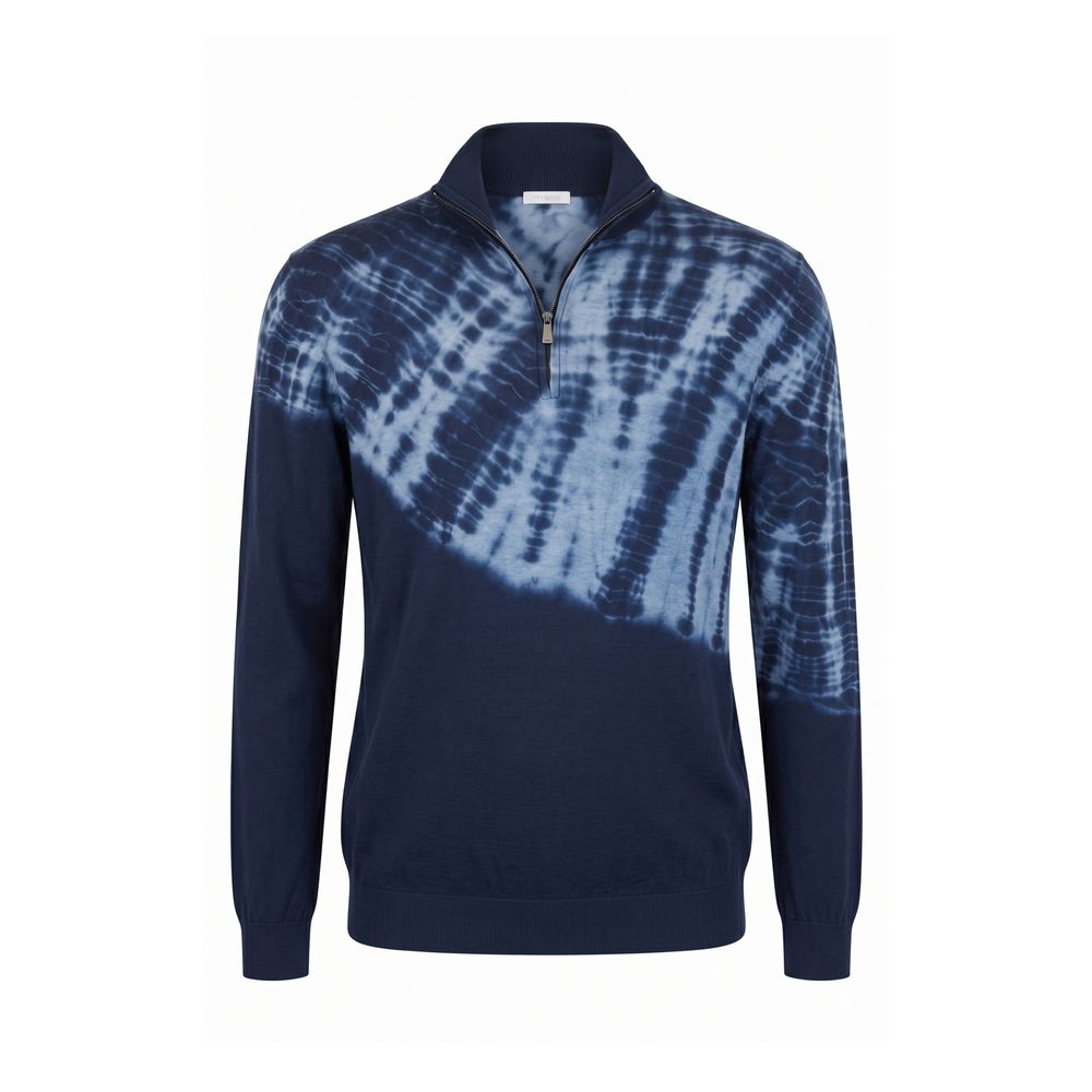 Malo Blue Cotton Men's Sweater