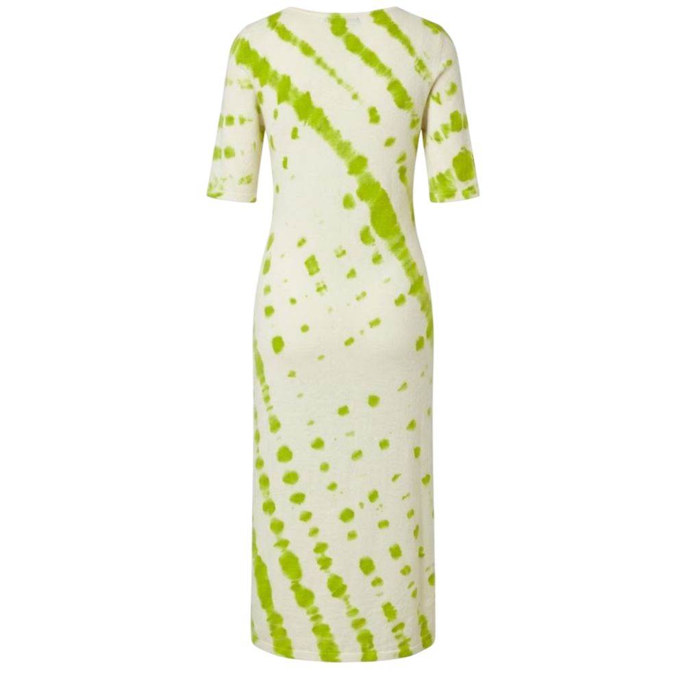 Malo Green Cotton Women Dress