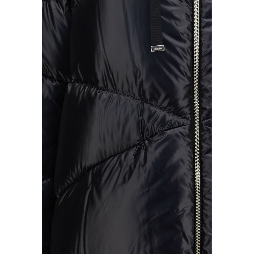 Herno Black Polyamide Full-Length Jacket
