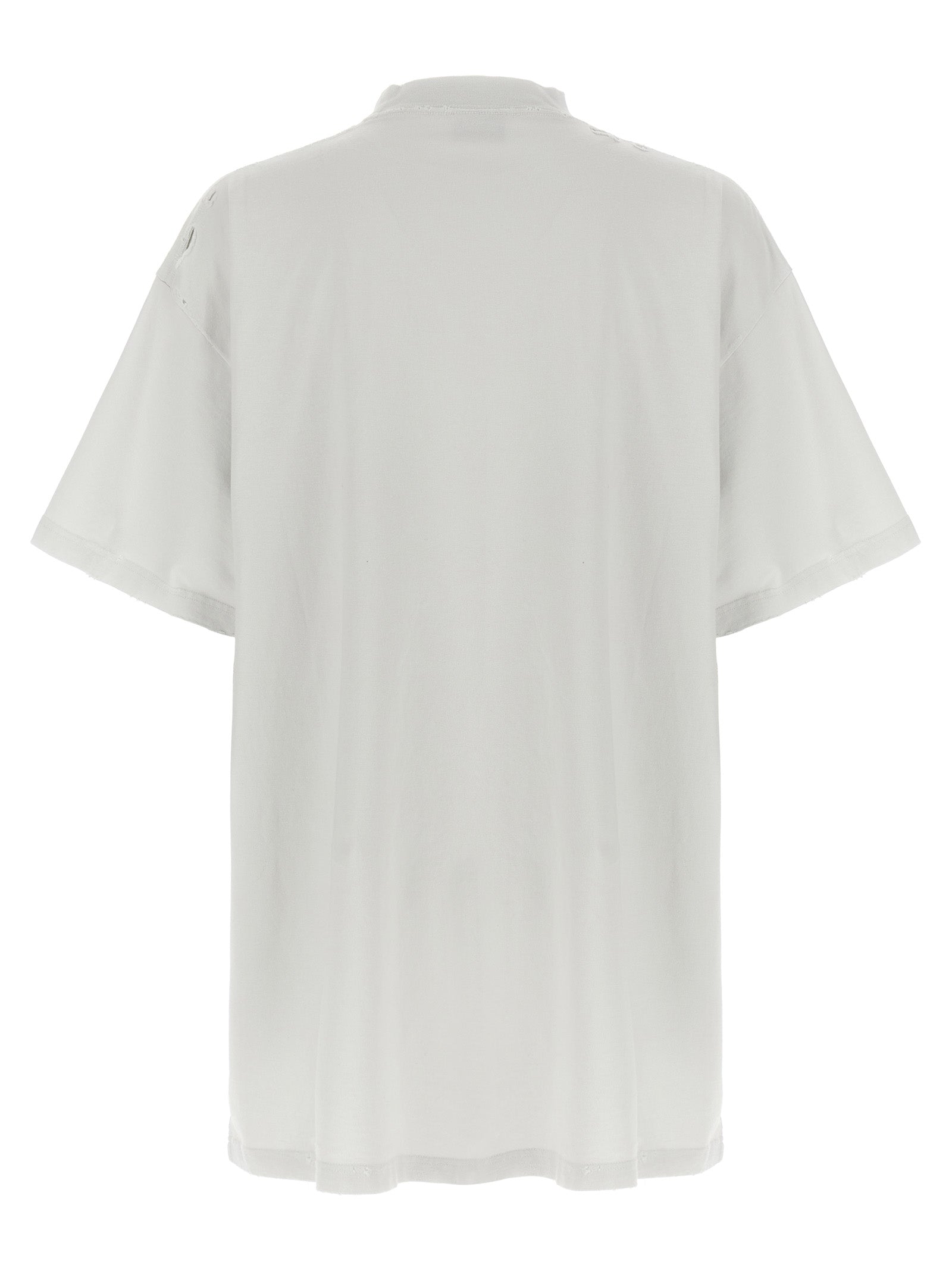 Balenciaga White Cotton T-Shirt