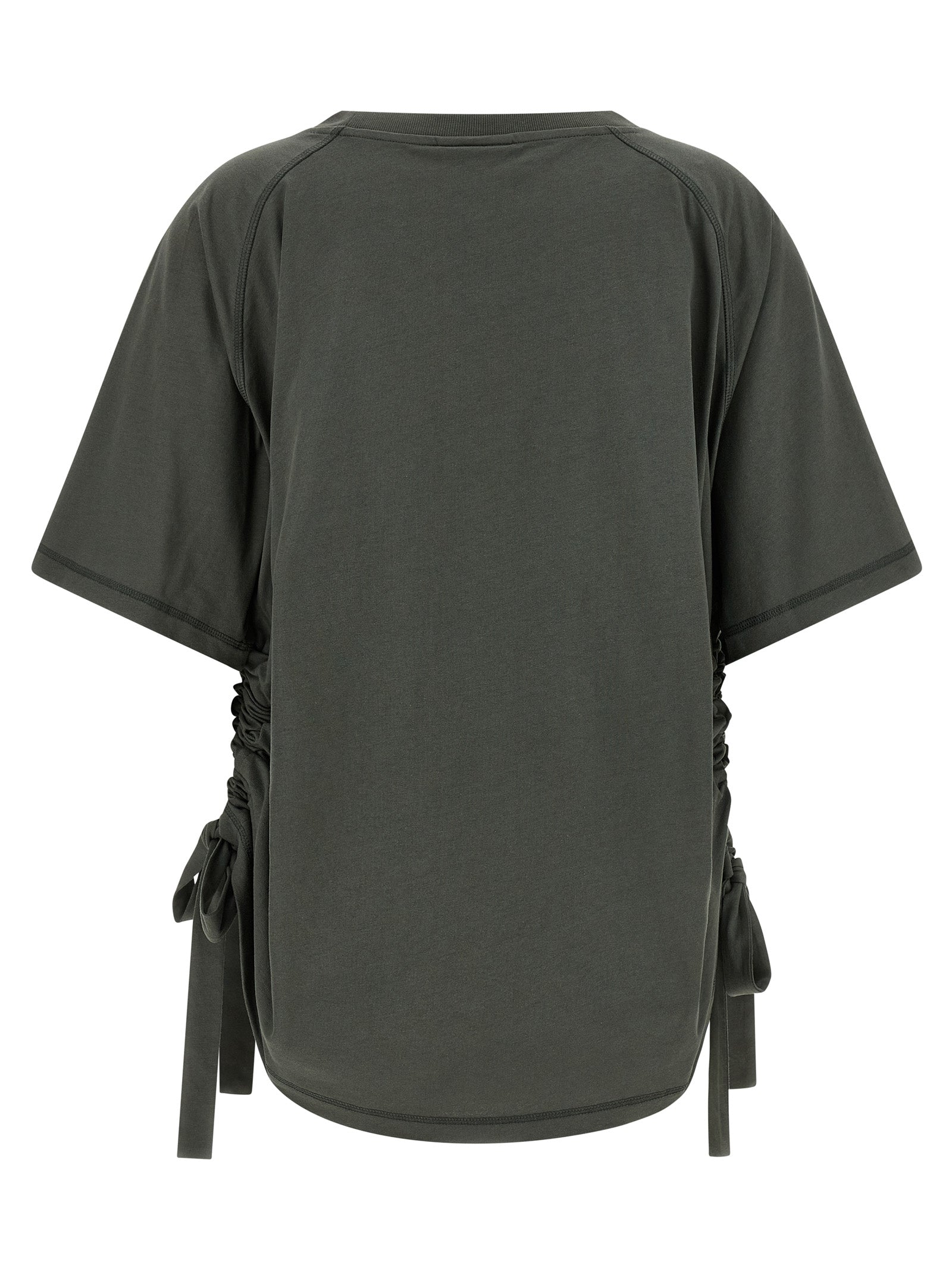 Ganni Gray Organic Cotton Sportswear