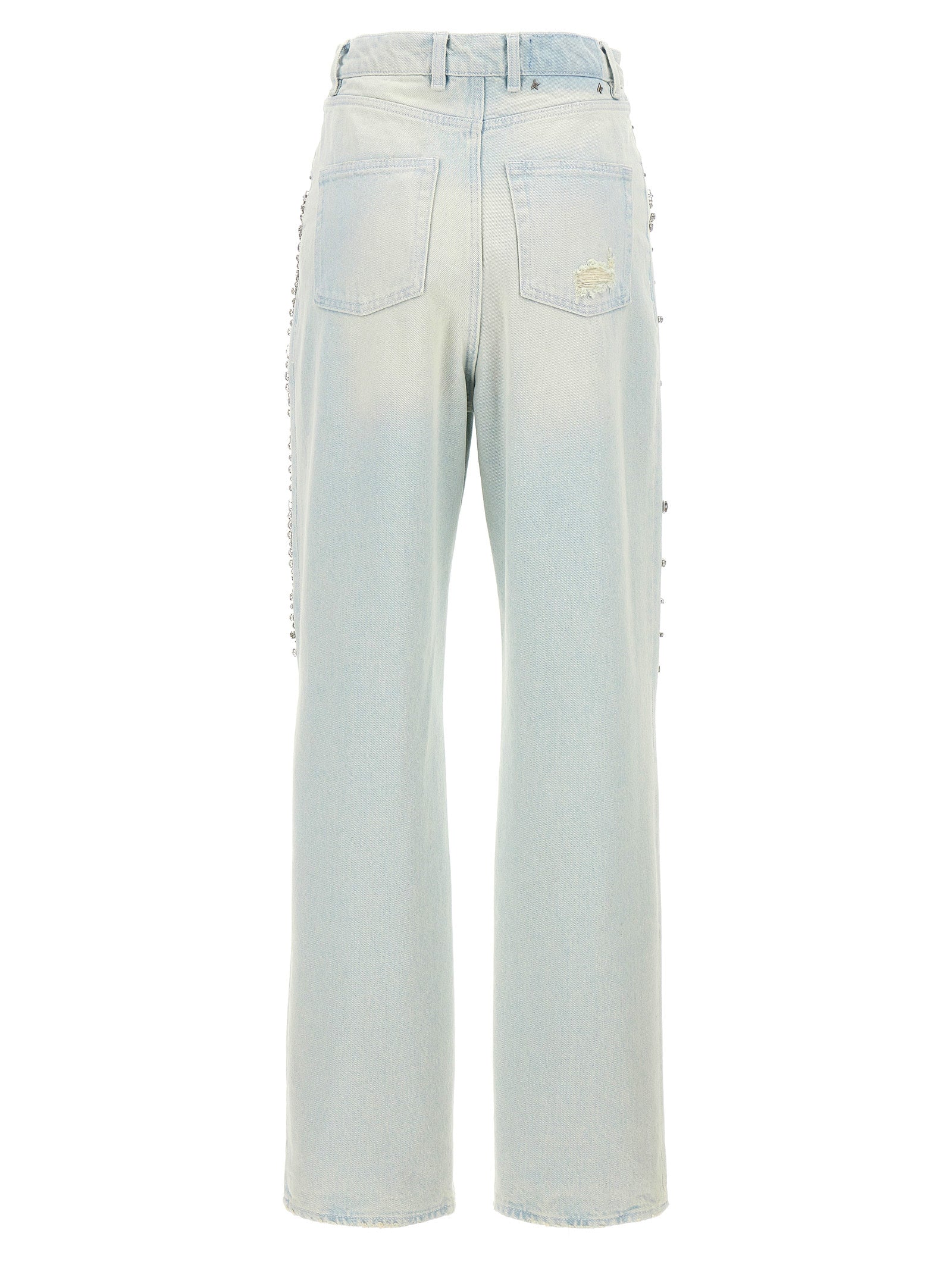Golden Goose Blue Cotton Jeans Denim