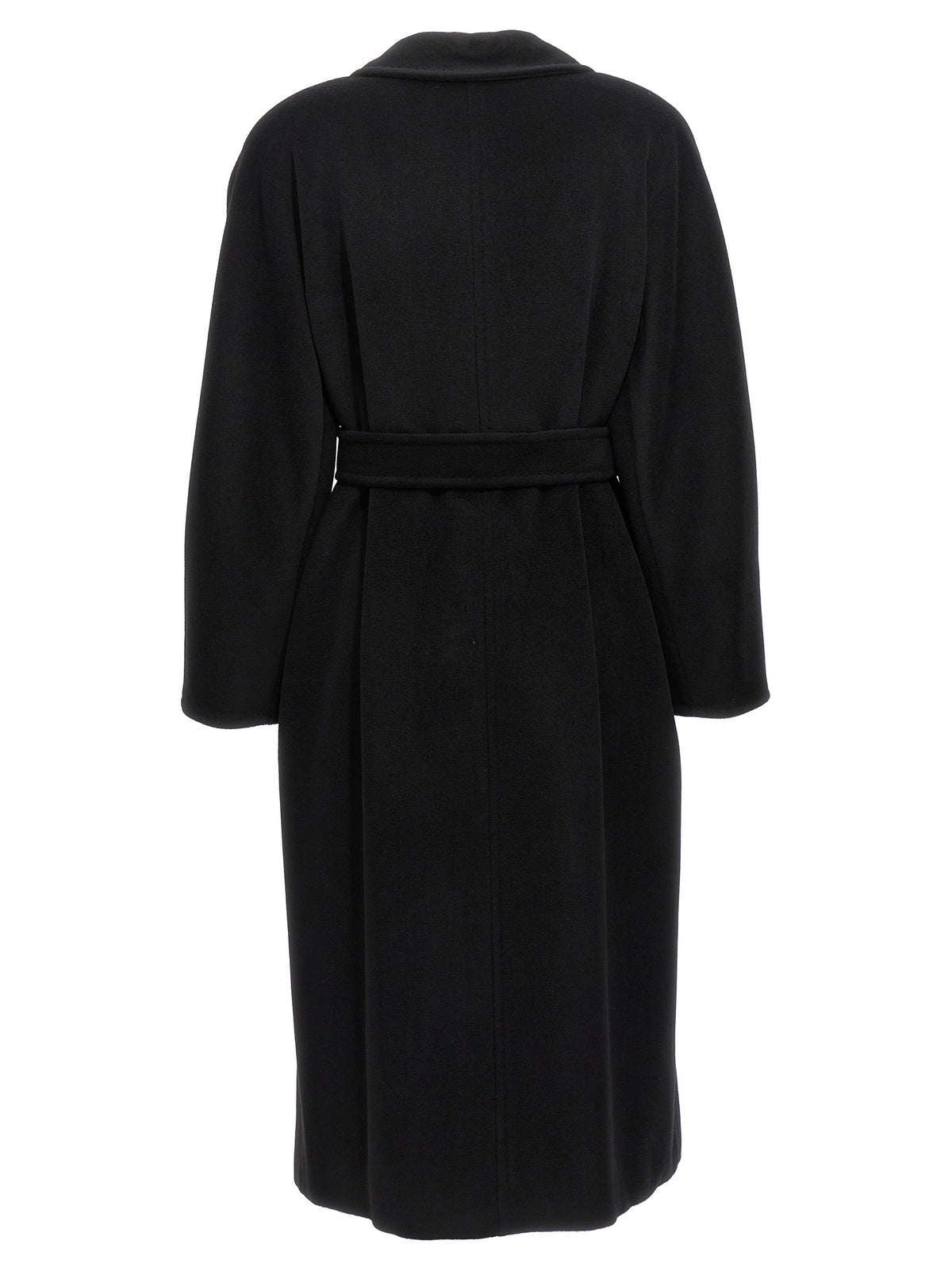 Max Mara Black Virgin Wool Coat