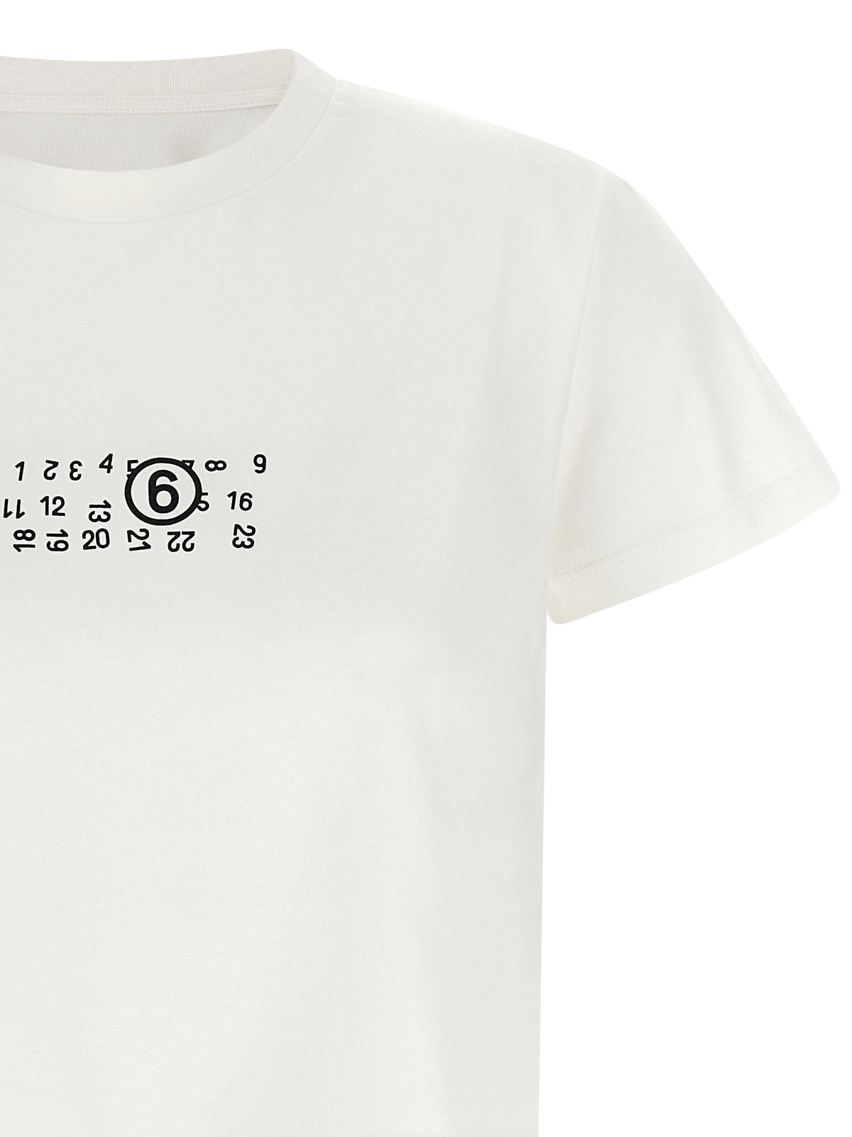 MM6 Maison Margiela White Cotton T-Shirt