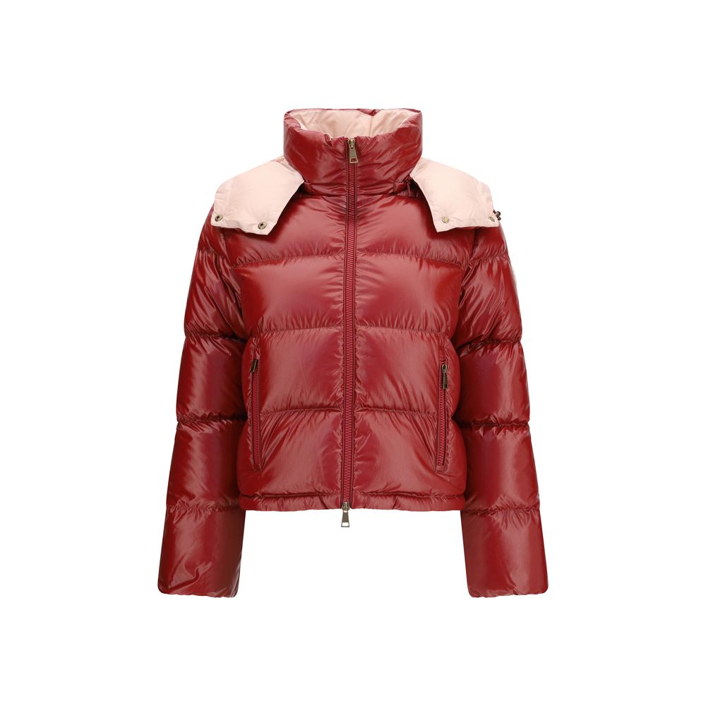 Moncler Red Goose Down Full-Length Jacket
