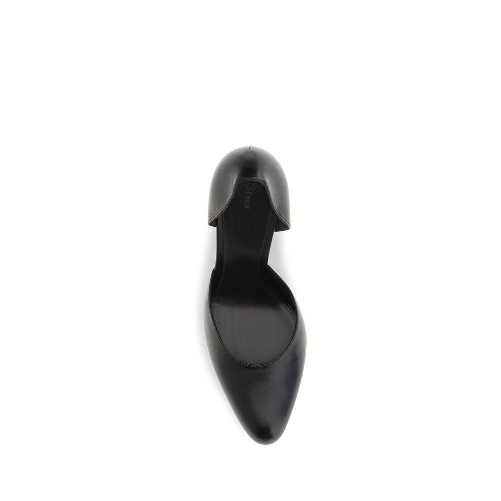 The Row Black Lamb Ovis Aries High Heel Pumps