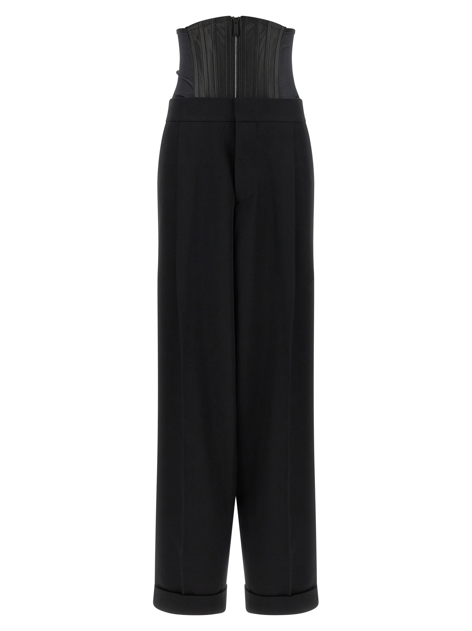 Dsquared² Black Wool Dress Pants