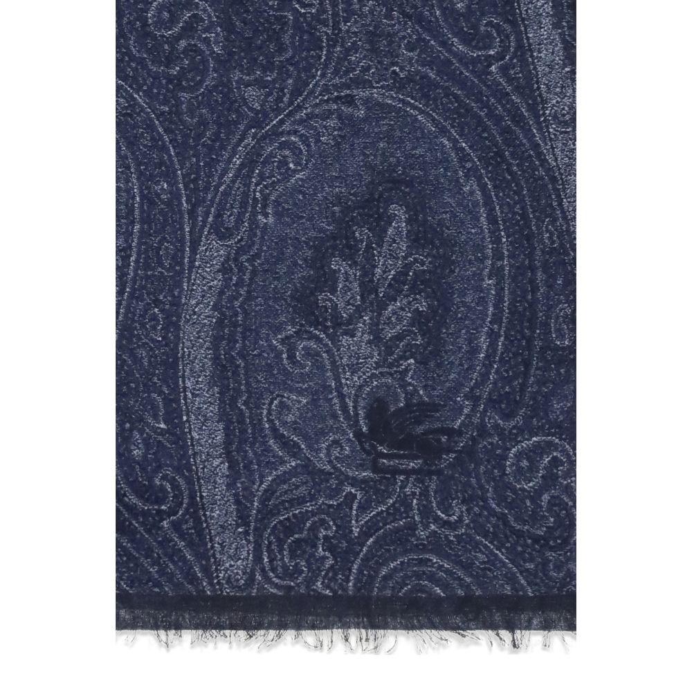 Etro Blue Modal Foulard