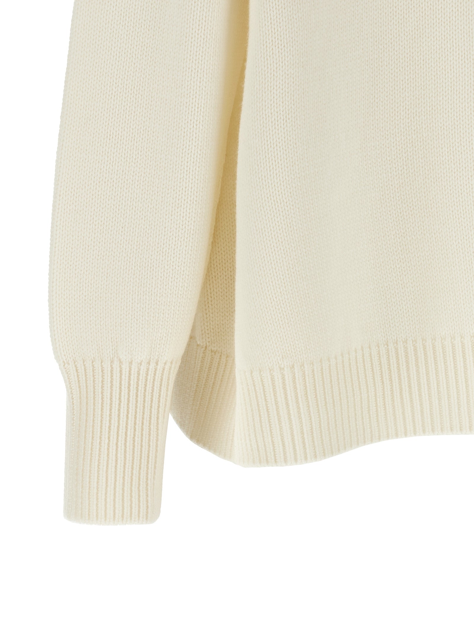 Fabiana Filippi White Virgin Wool Cardigan