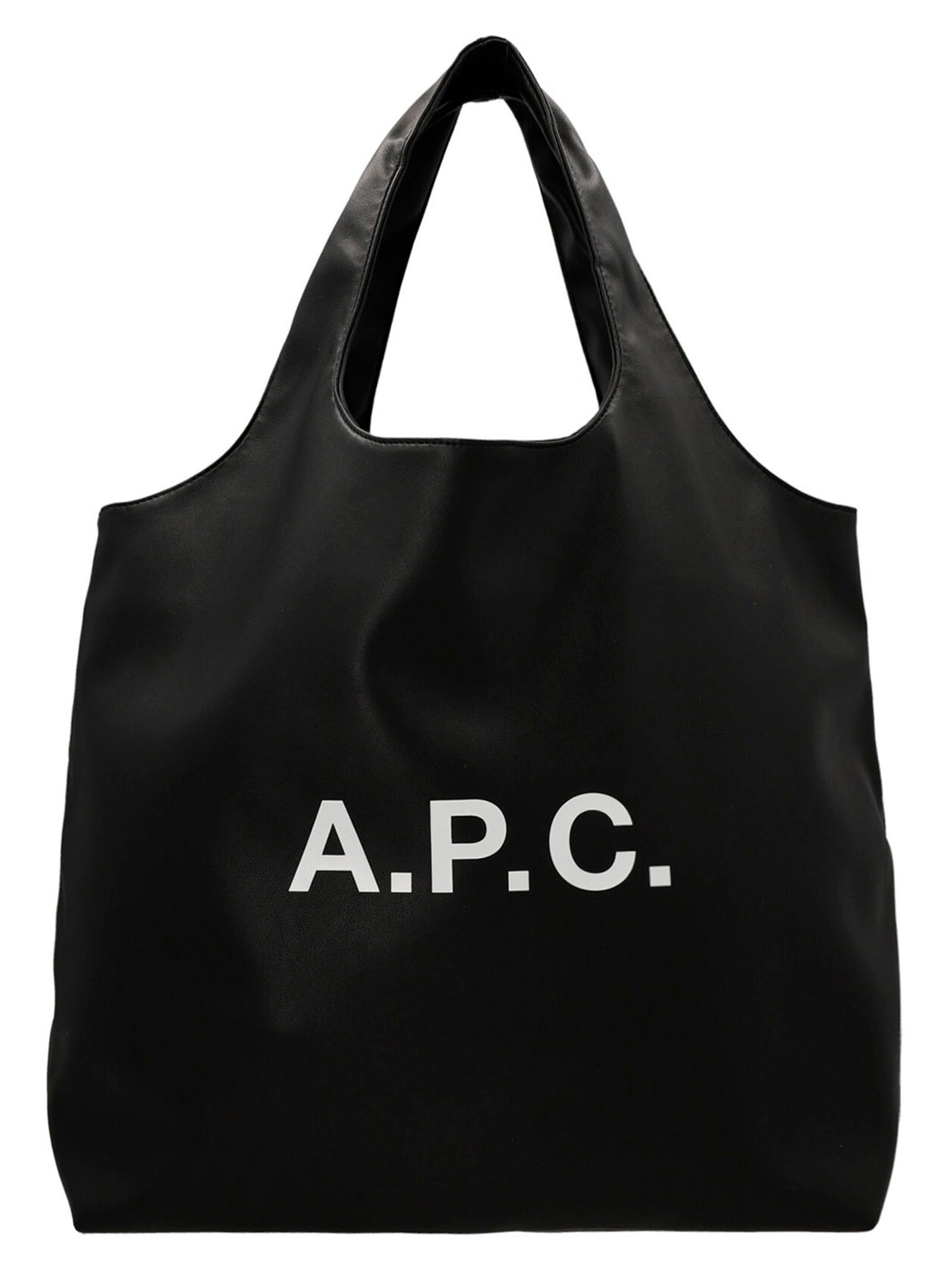 A.P.C. Black Polyethylene Tote Bag