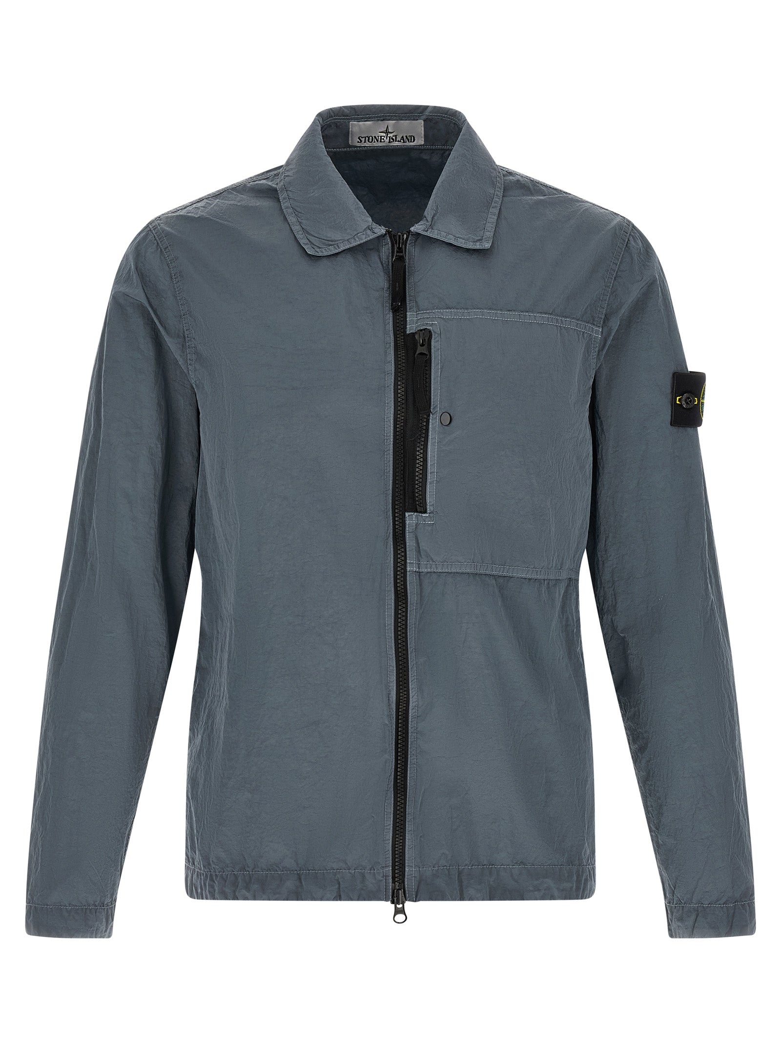 Stone Island Gray Polyamide Blouse