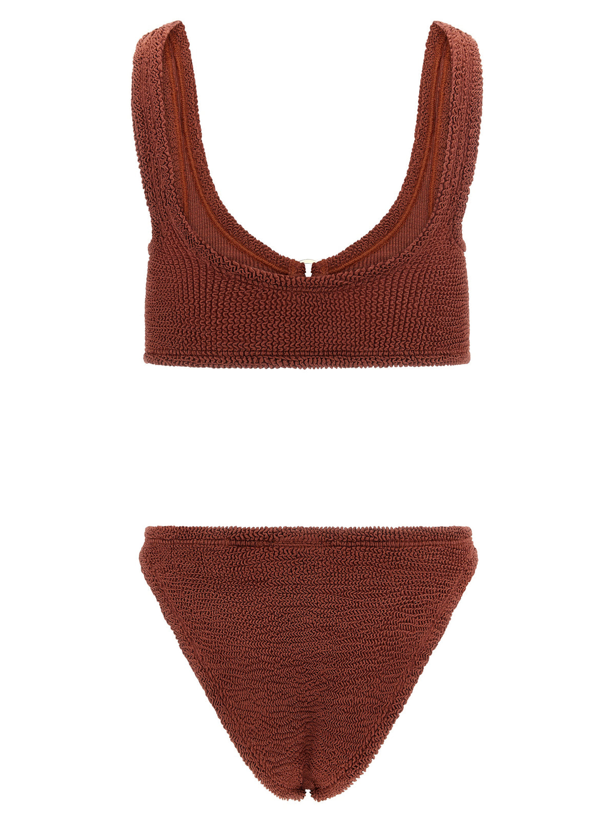 Hunza G Brown Polyamide Bikini