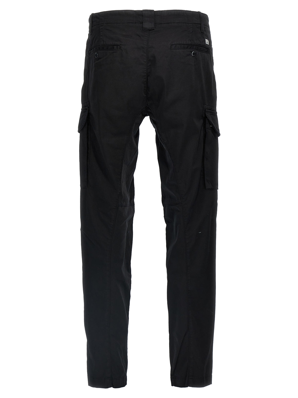 C.P. Company Black Cotton Cargo Pants