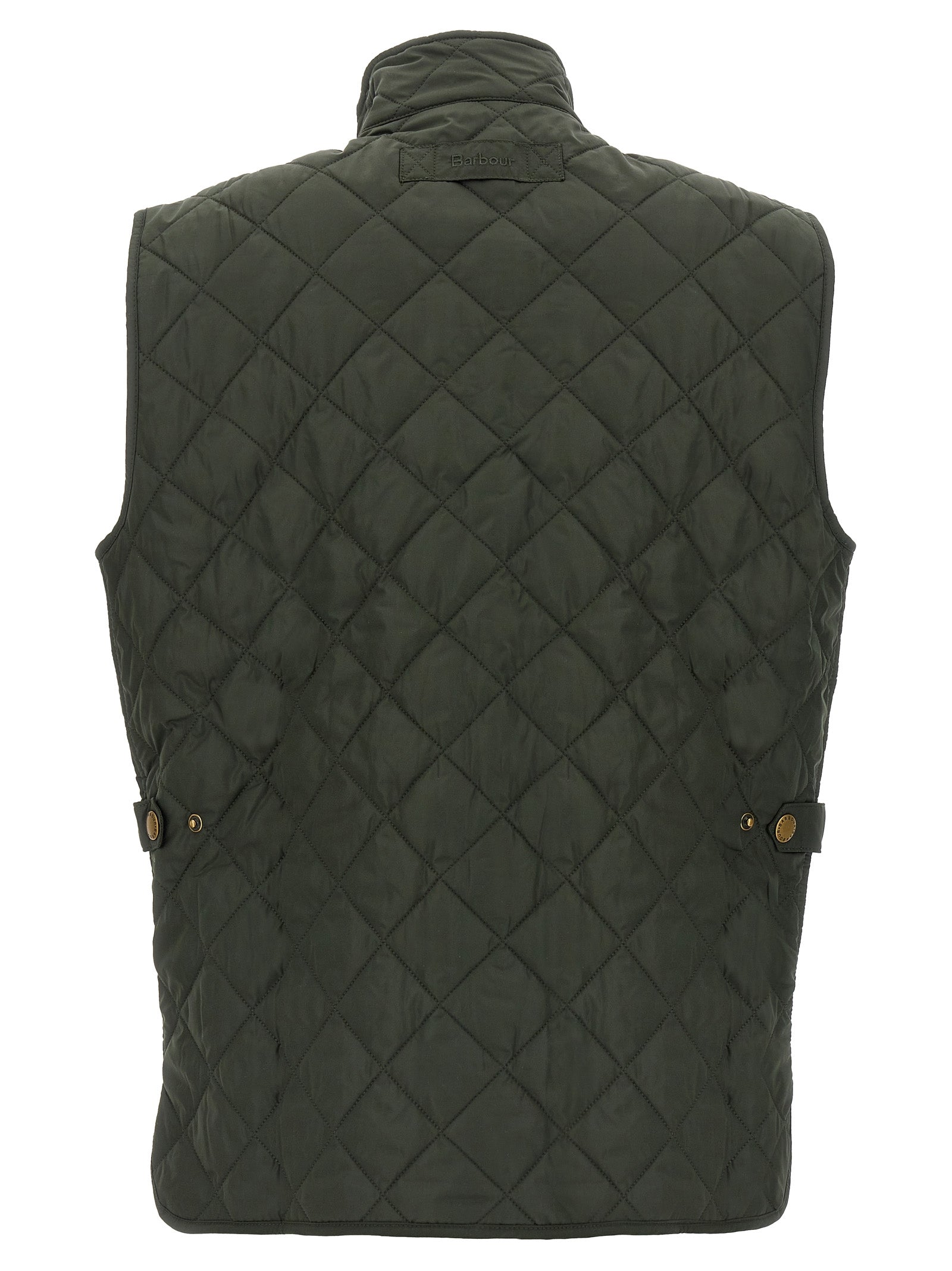 Barbour Bicolor Polyester Sleeveless Jacket