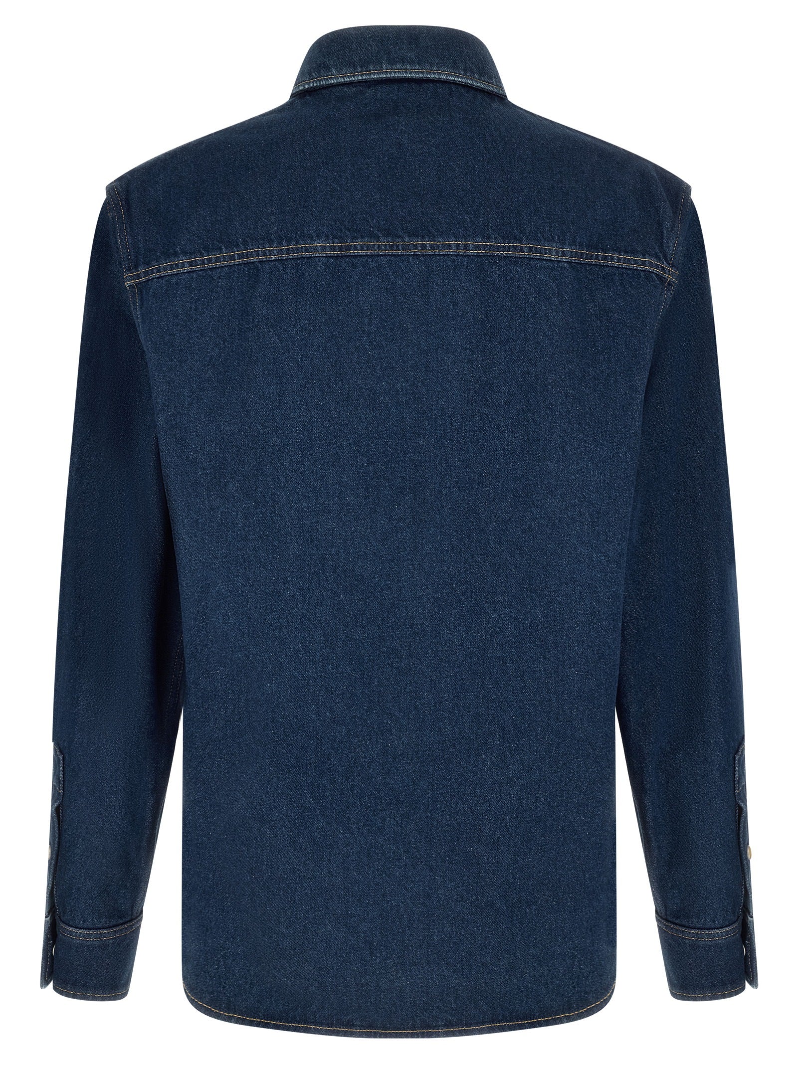 Valentino Garavani Blue Cotton Blouse