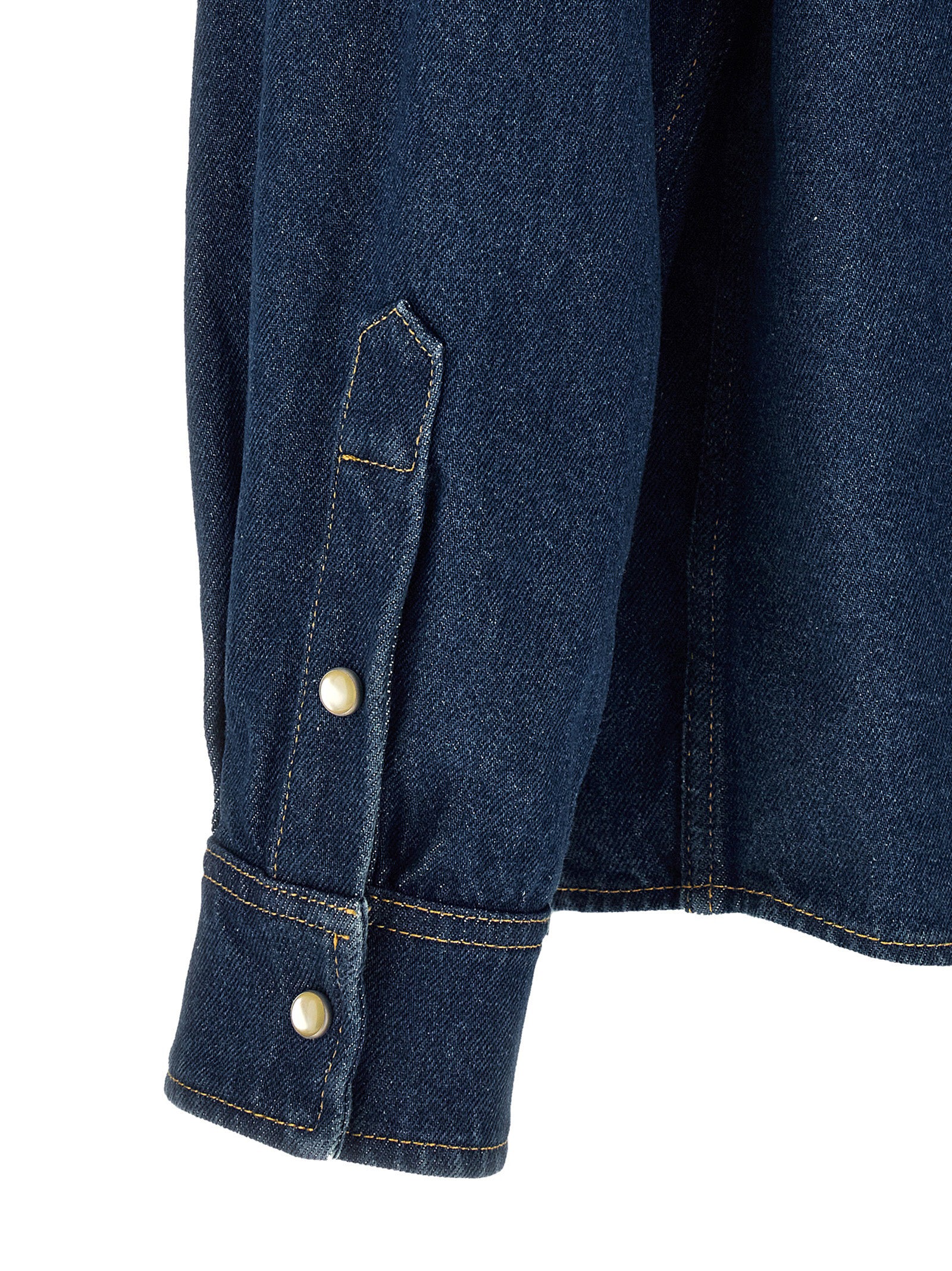 Valentino Garavani Blue Cotton Blouse