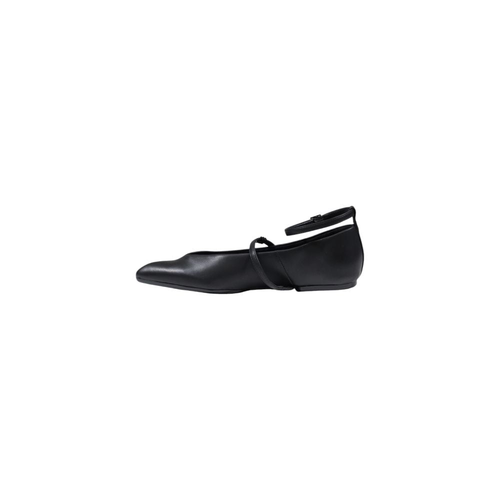 Armani Exchange Black Polyester Platform Pumps