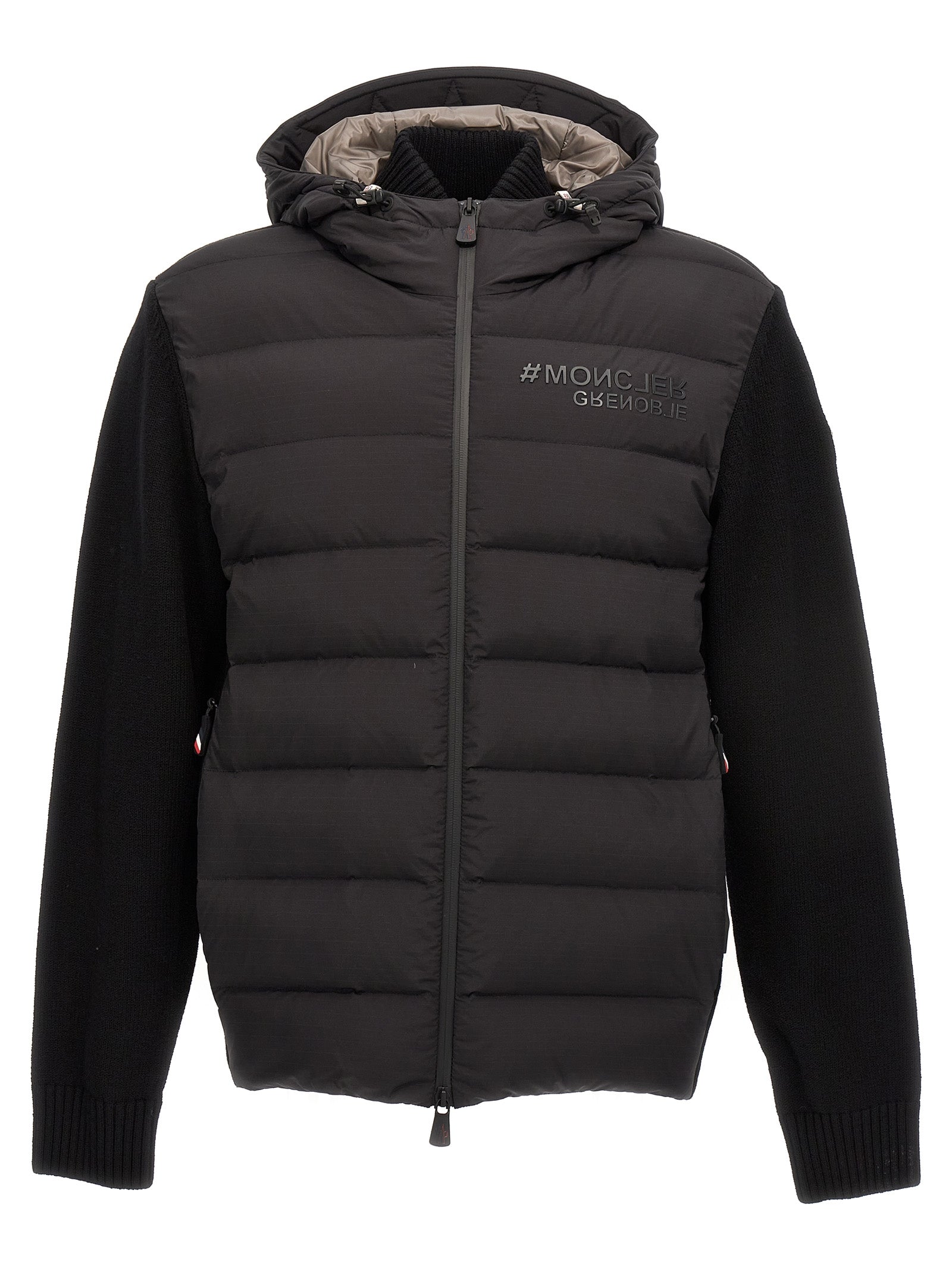 Moncler Grenoble Black Polyamide Cardigan