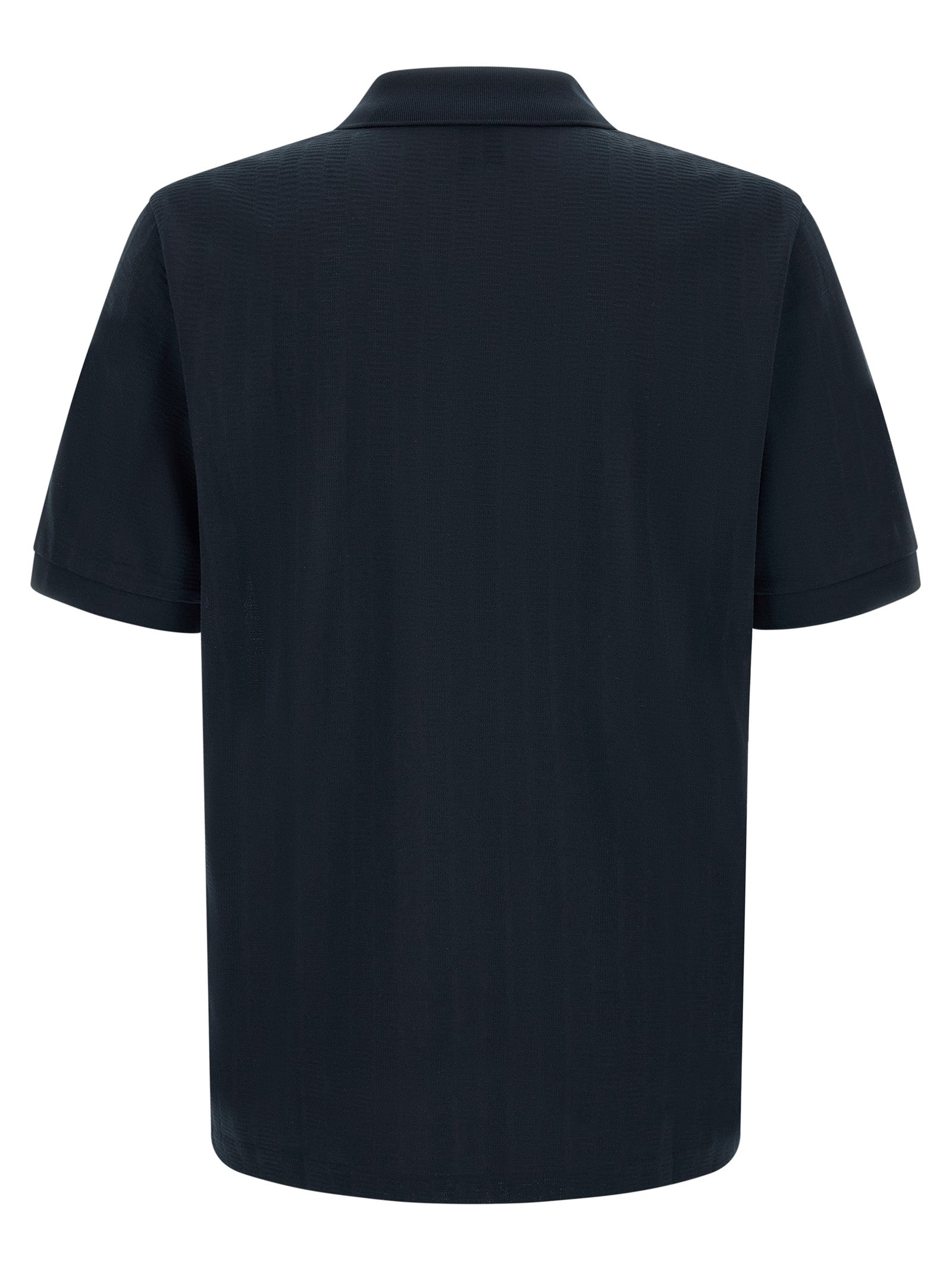 Hugo Boss Blue Cotton Polo Shirt