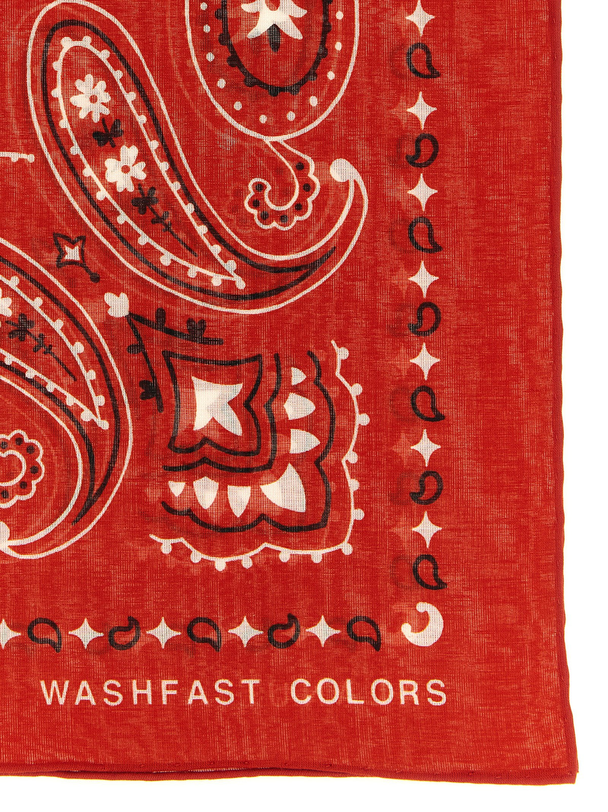 Alanui Red Cotton Foulard