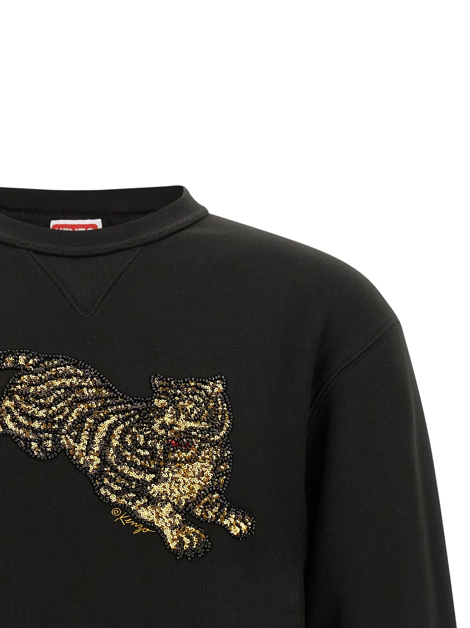 Kenzo Black Cotton Sweatshirt