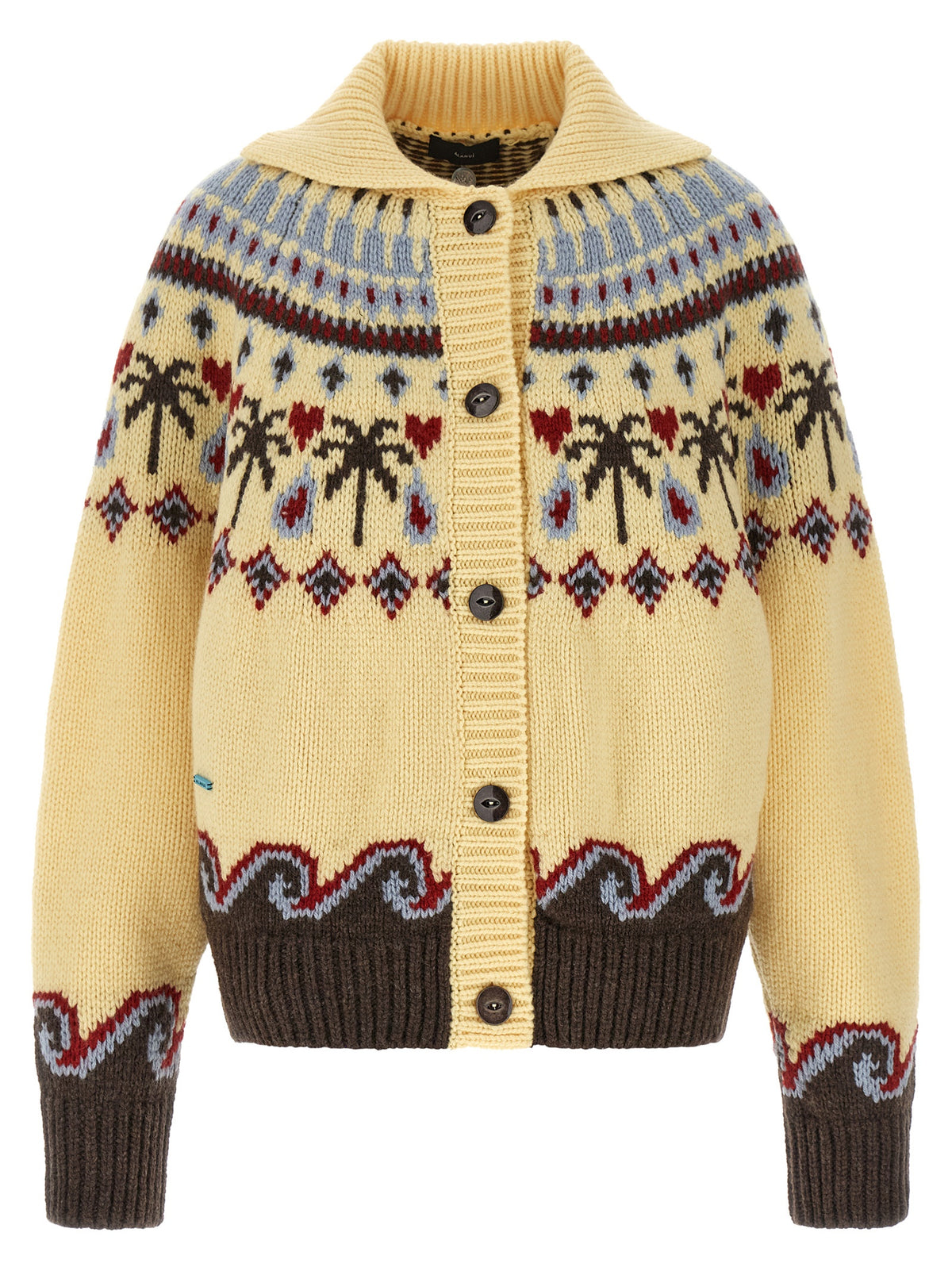 Alanui Multicolor Virgin Wool Cardigan