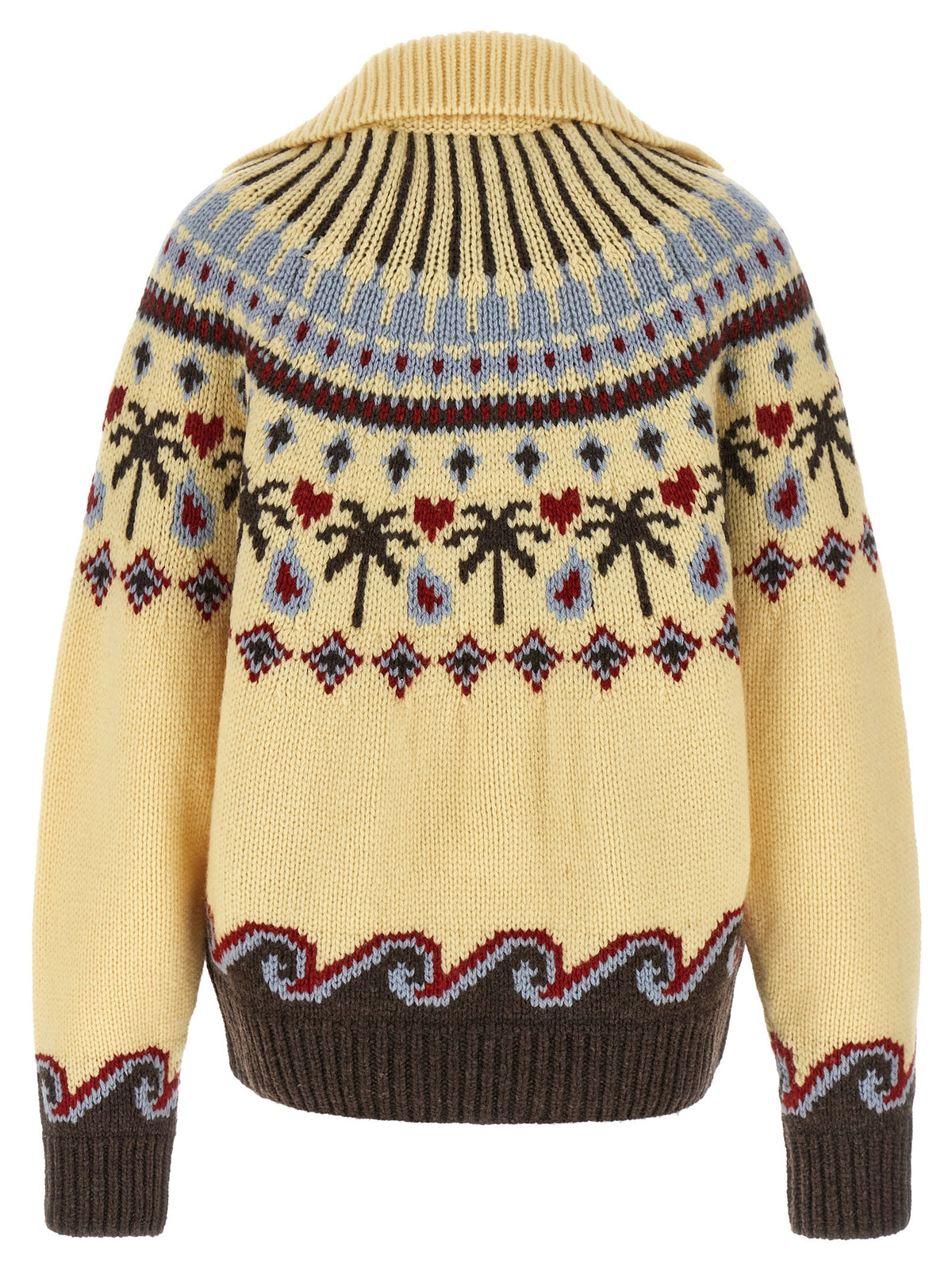 Alanui Multicolor Virgin Wool Cardigan