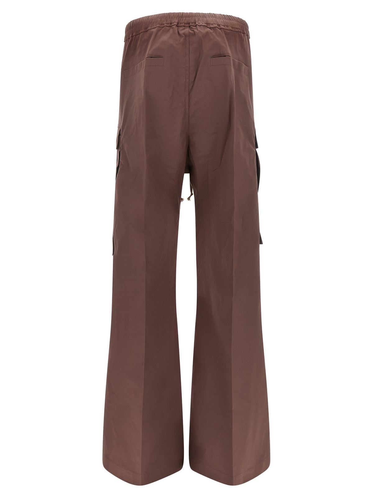 Rick Owens Brown Cotton Flared Pants