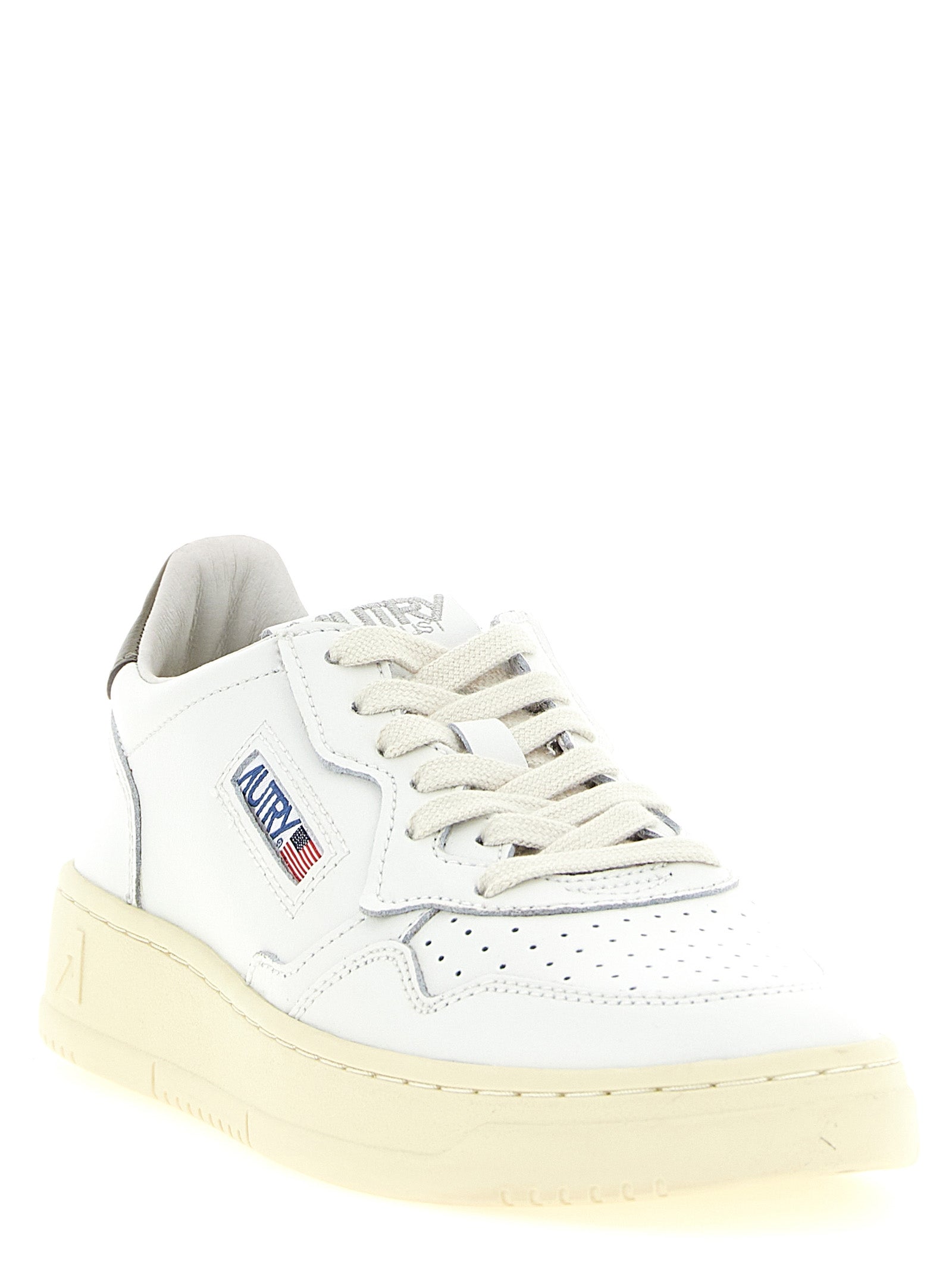 Autry Bicolor Cowhide Low Top Sneakers