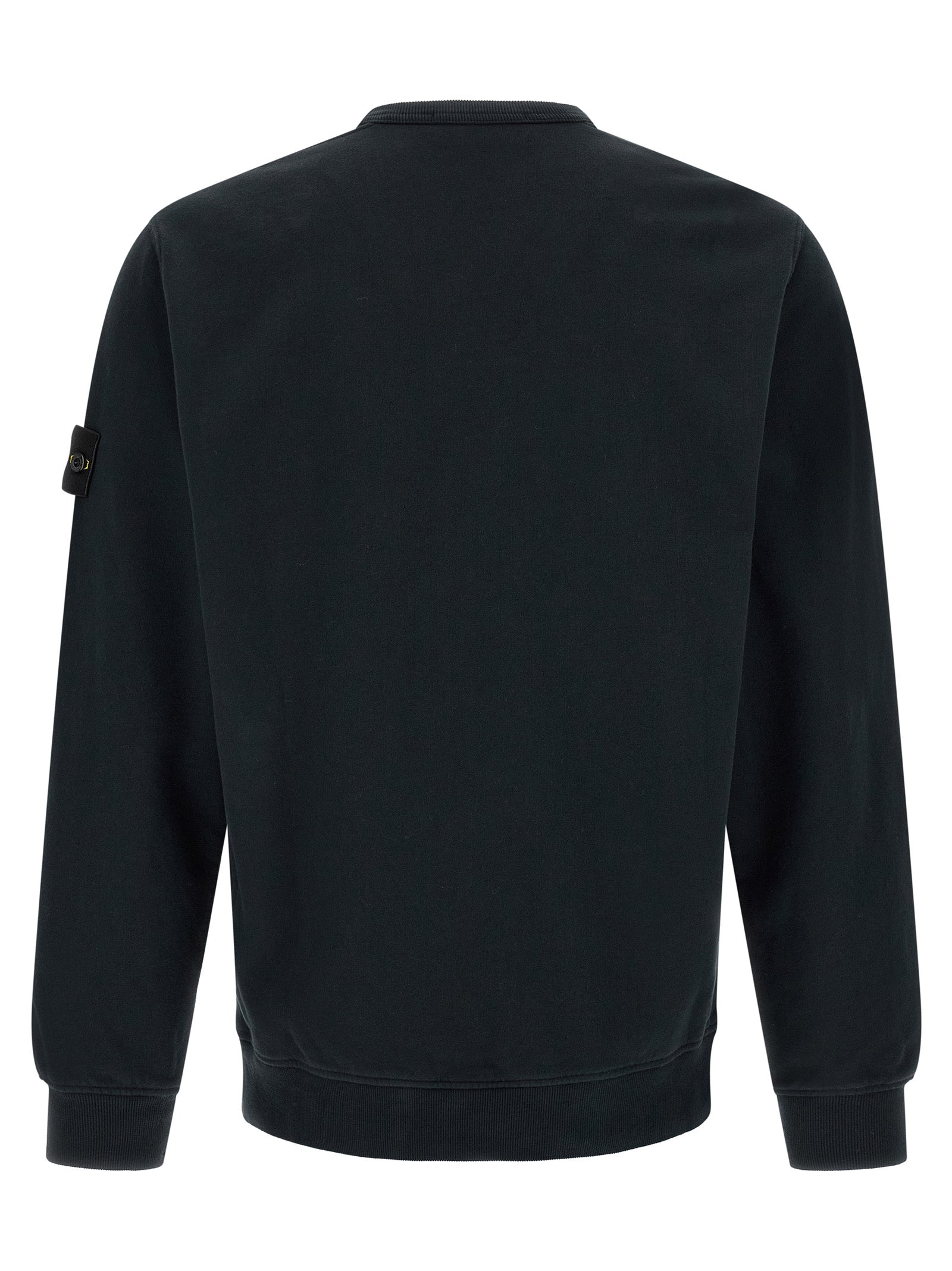 Stone Island Blue Cotton Sweatshirt