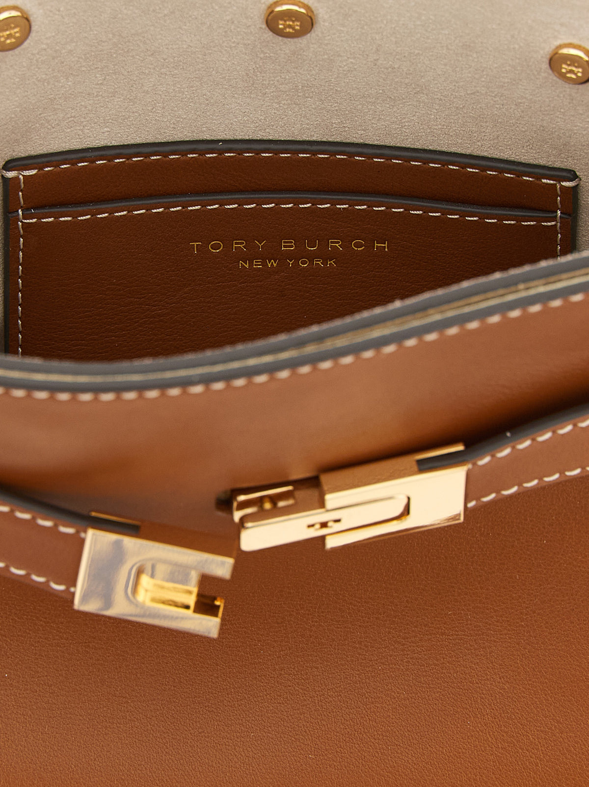 Tory Burch Brown Cowhide Handbag