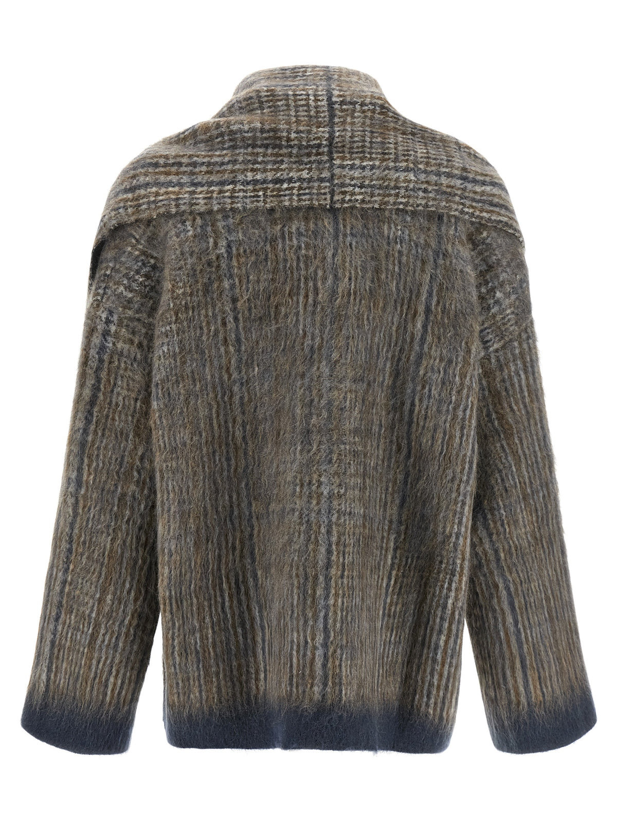 Brunello Cucinelli Gray Wool Cardigan