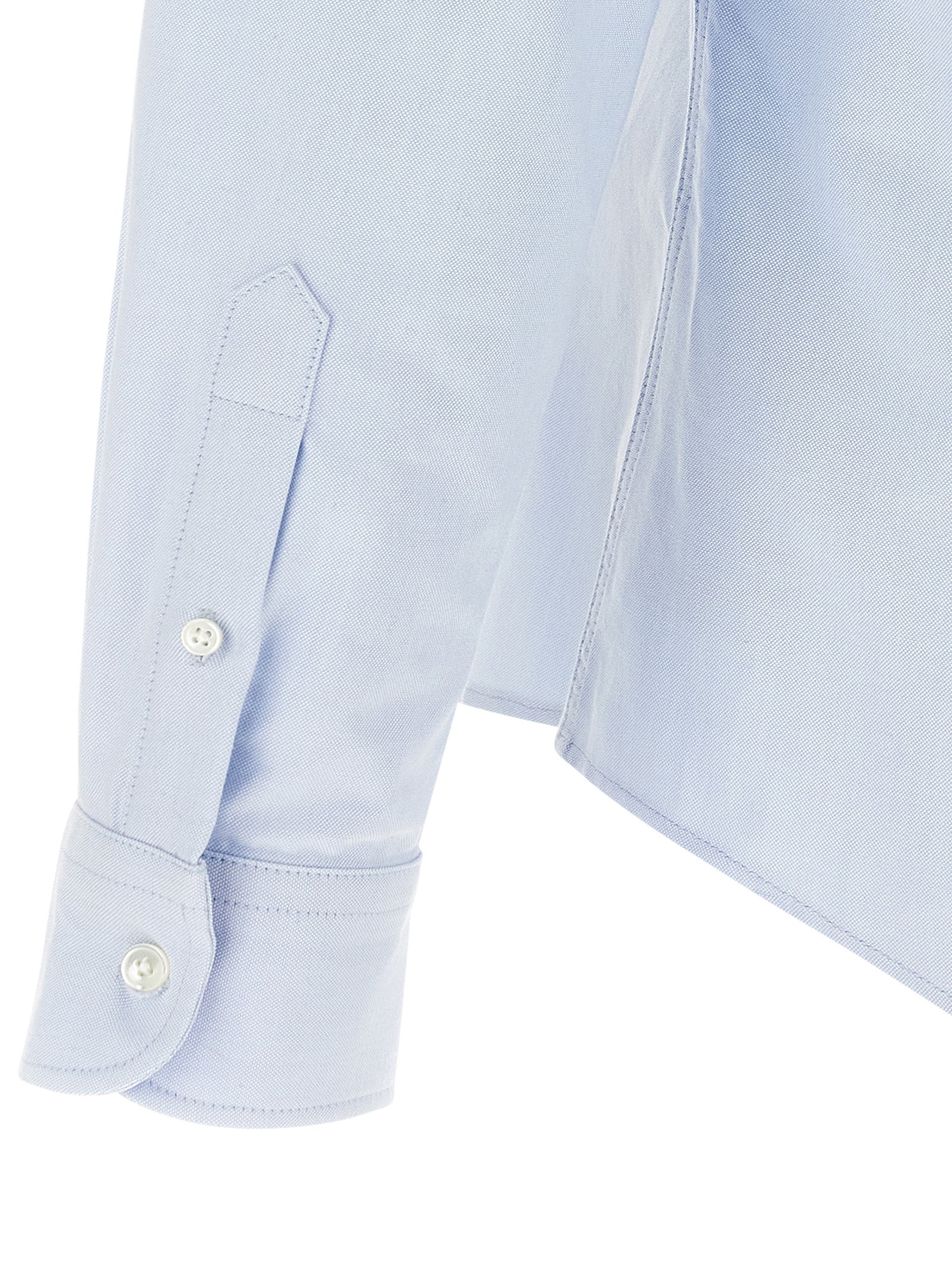 Ami Paris Blue Cotton Blouse