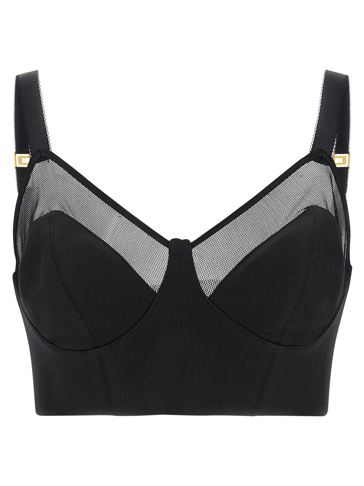 Elisabetta Franchi Black Virgin Wool Tank Tops
