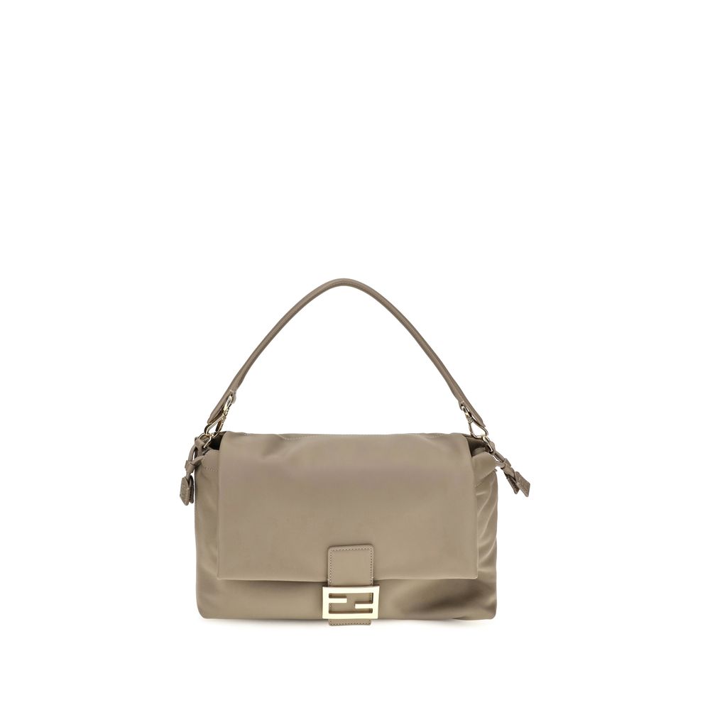 Fendi Beige Lamb Ovis Aries Shoulder Bag