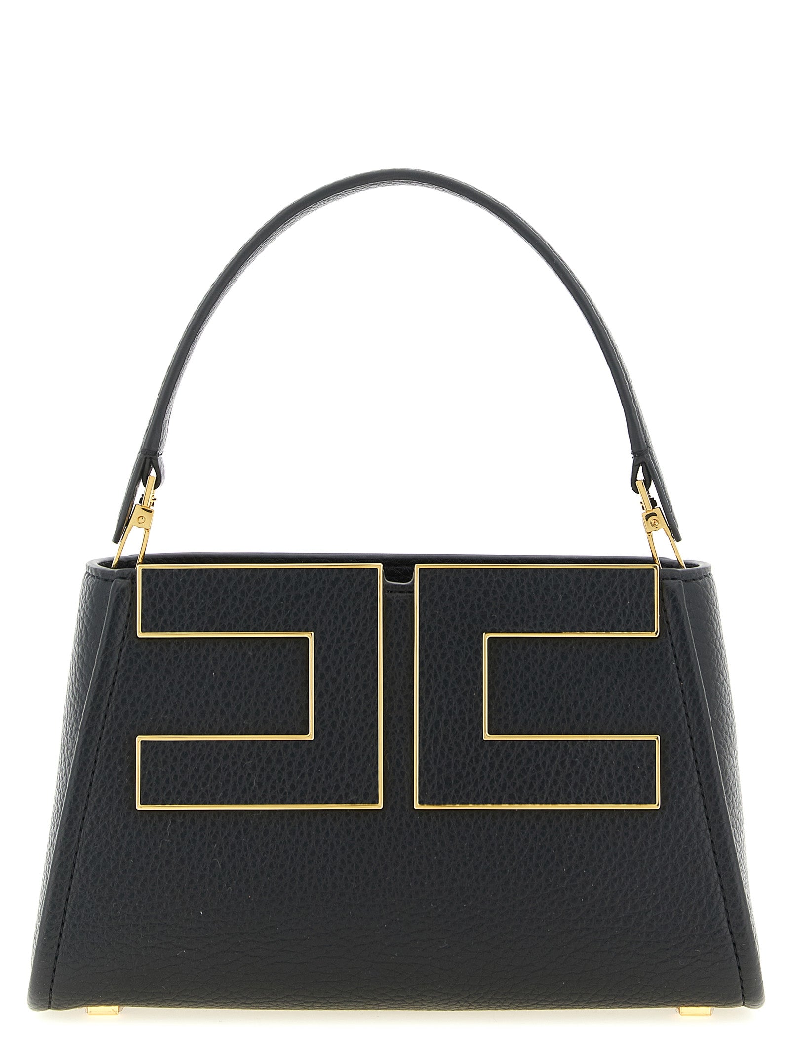 Elisabetta Franchi Black Polyester Handbag