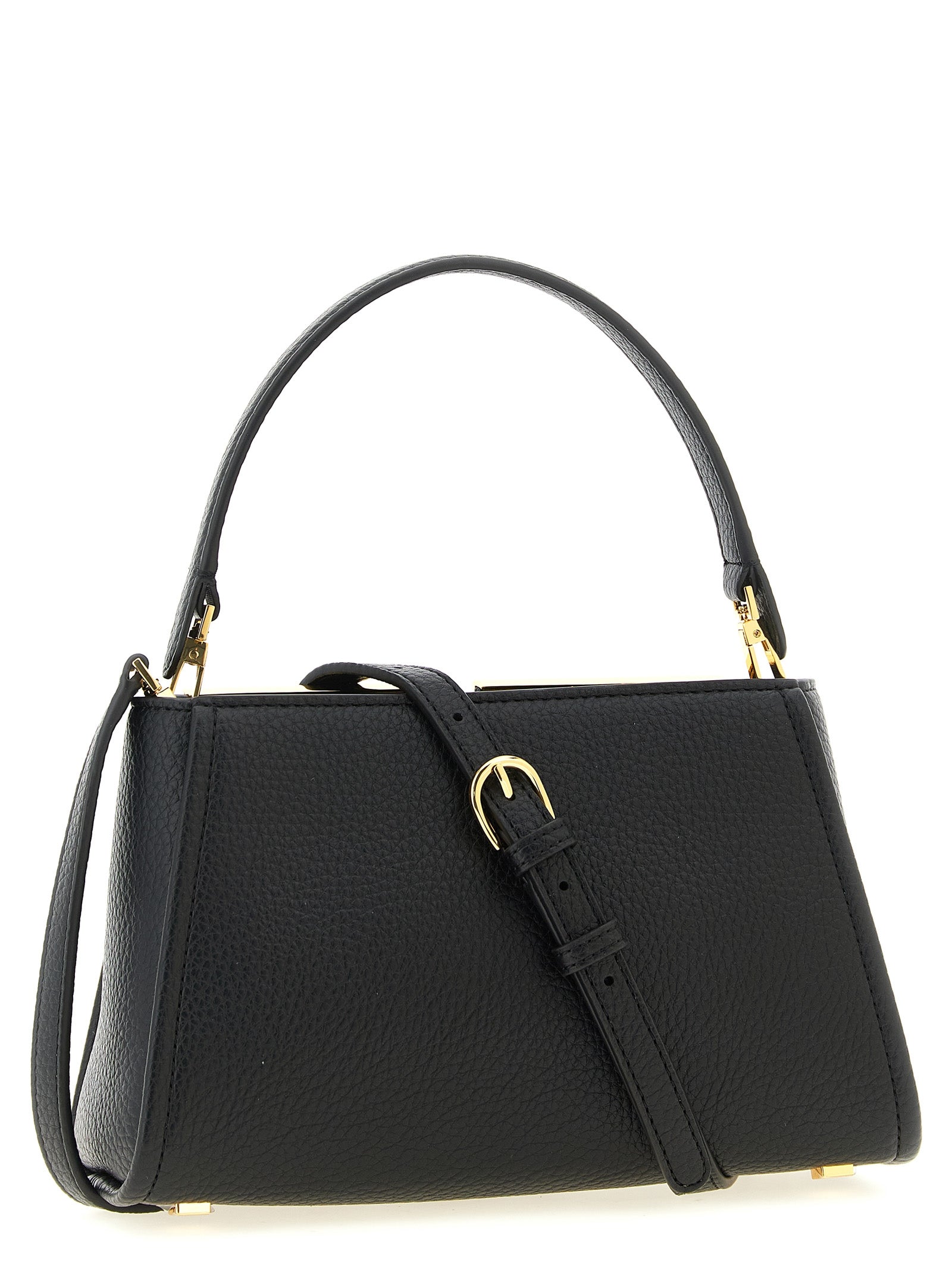 Elisabetta Franchi Black Polyester Handbag
