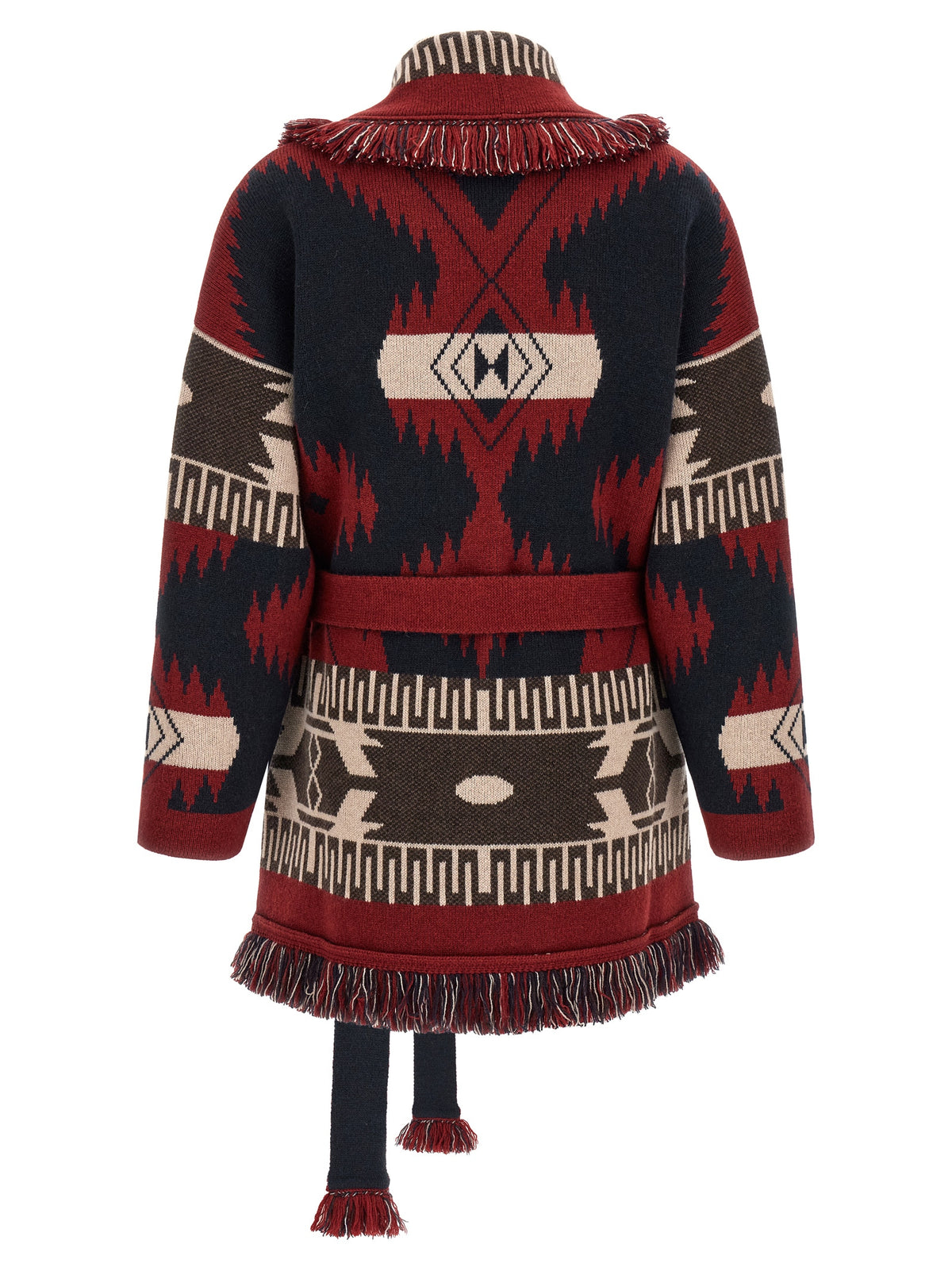 Alanui Red Cashmere Cardigan