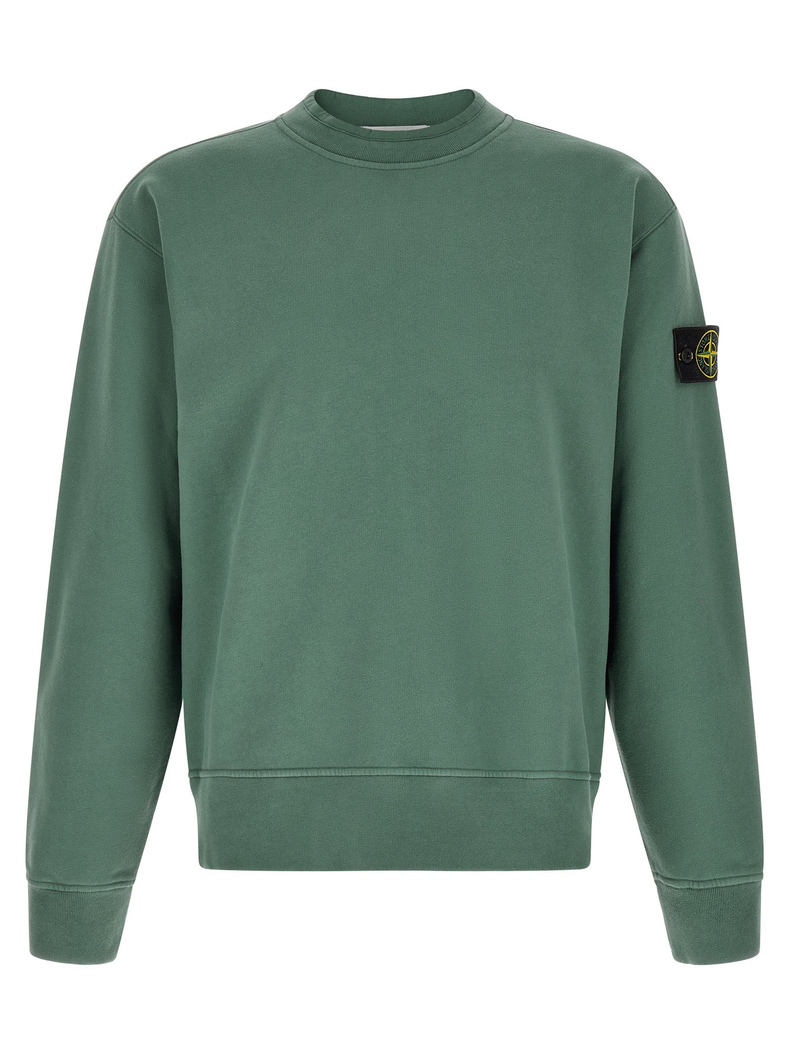 Stone Island Bicolor Cotton Sweatshirt