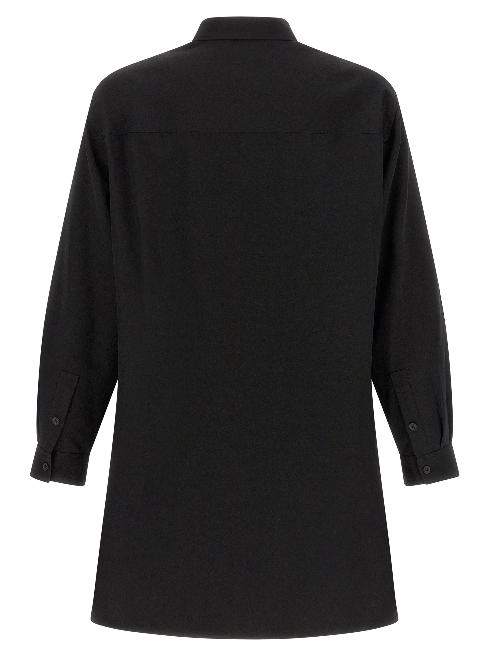 Yohji Yamamoto Black Wool Blouse