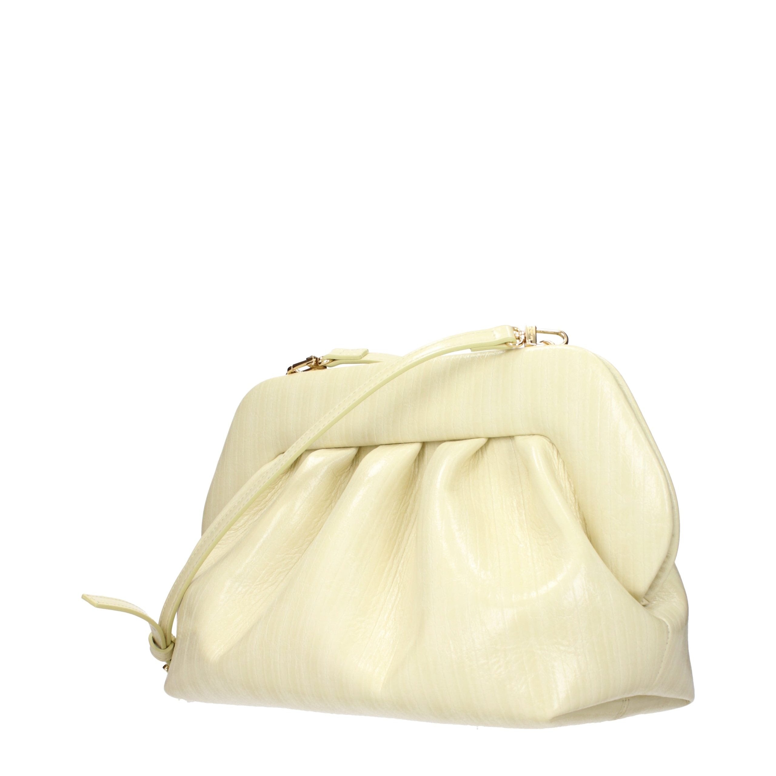 THEMOIRè Beige Leather Clutch Bag