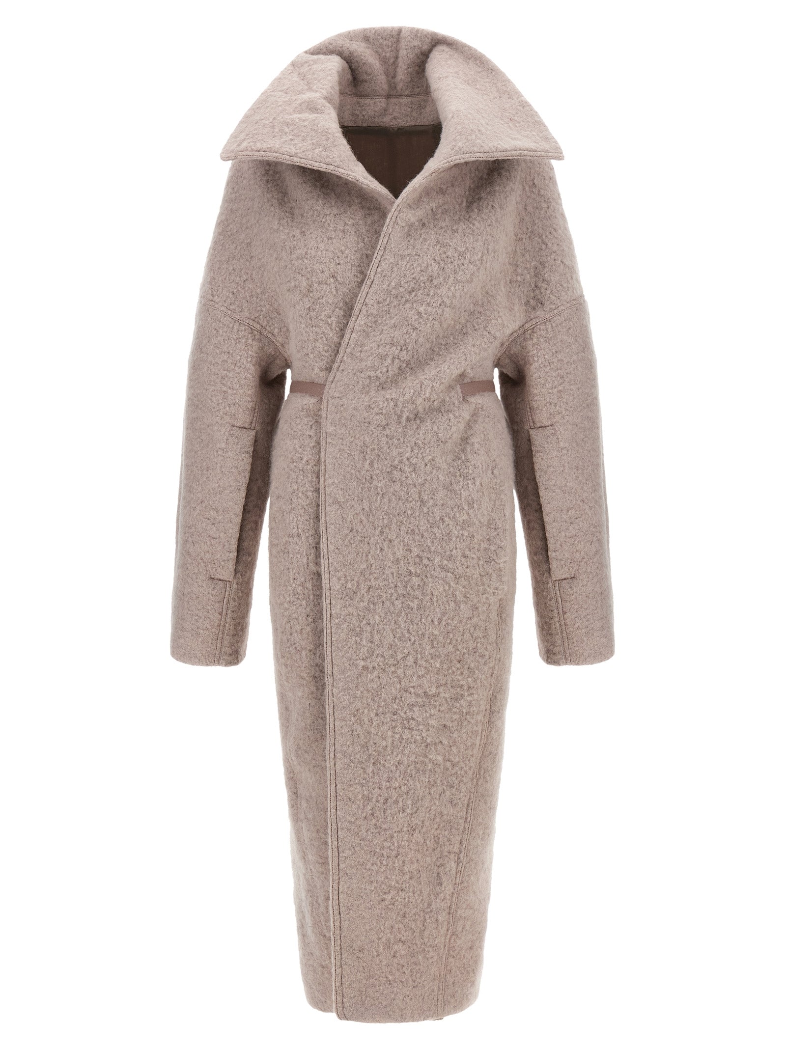 Rick Owens Multicolor Marabou Coat