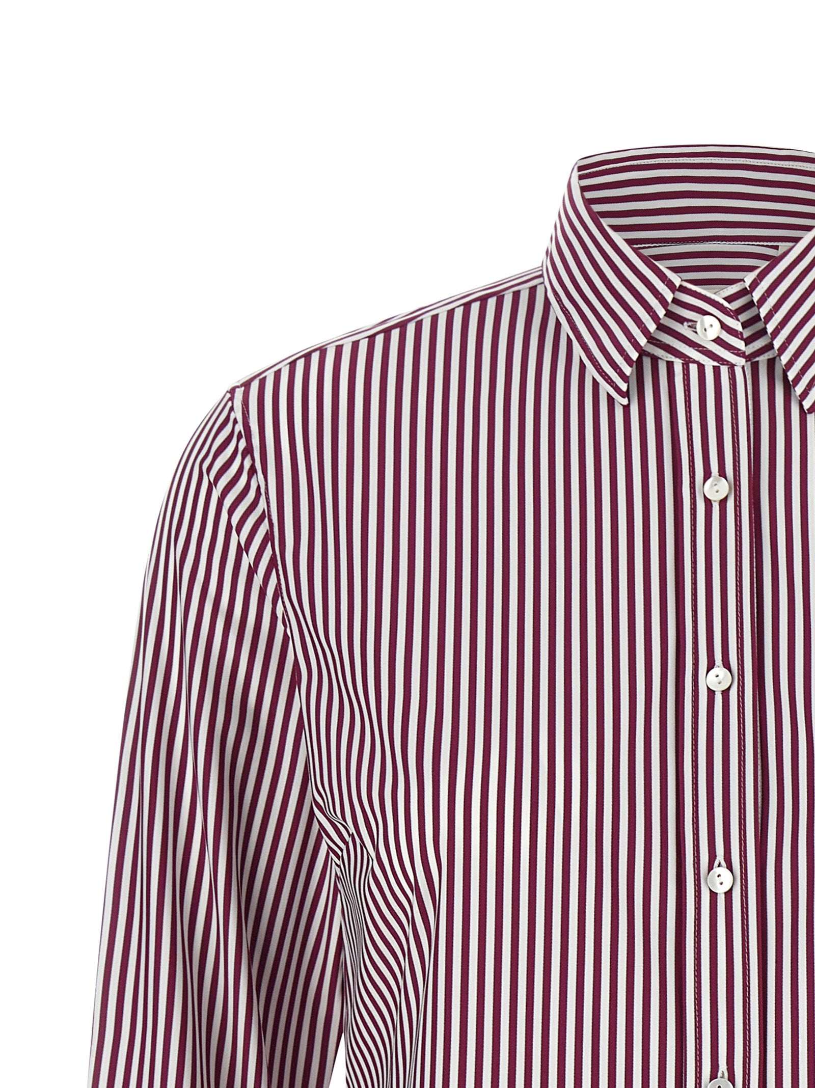 XACUS Bordeaux Polyamide Blouse