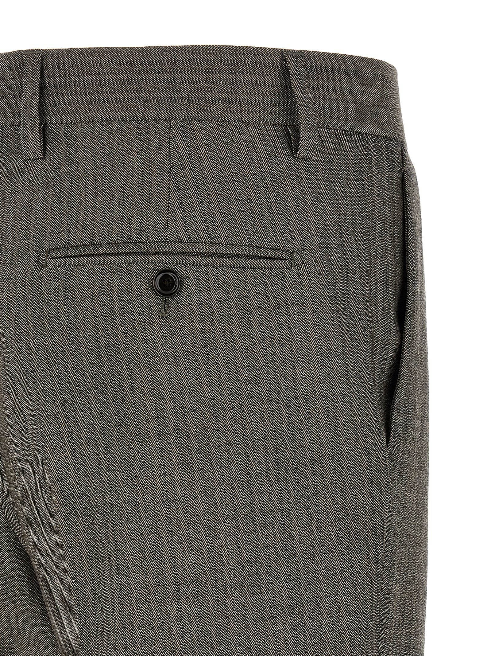 Lardini Gray Virgin Wool Two-Piece Suit