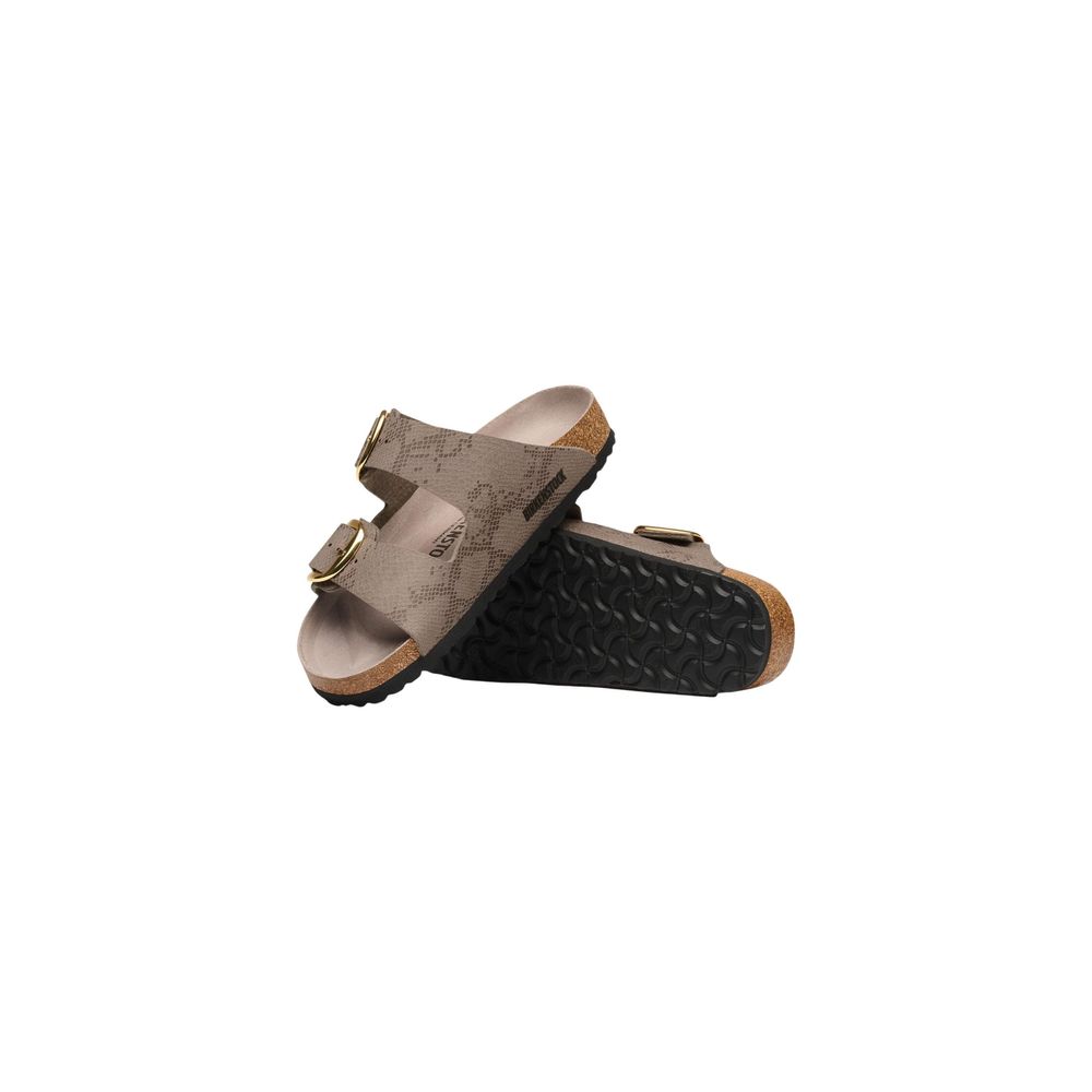 Birkenstock Gray Synthetic Flat Sandals